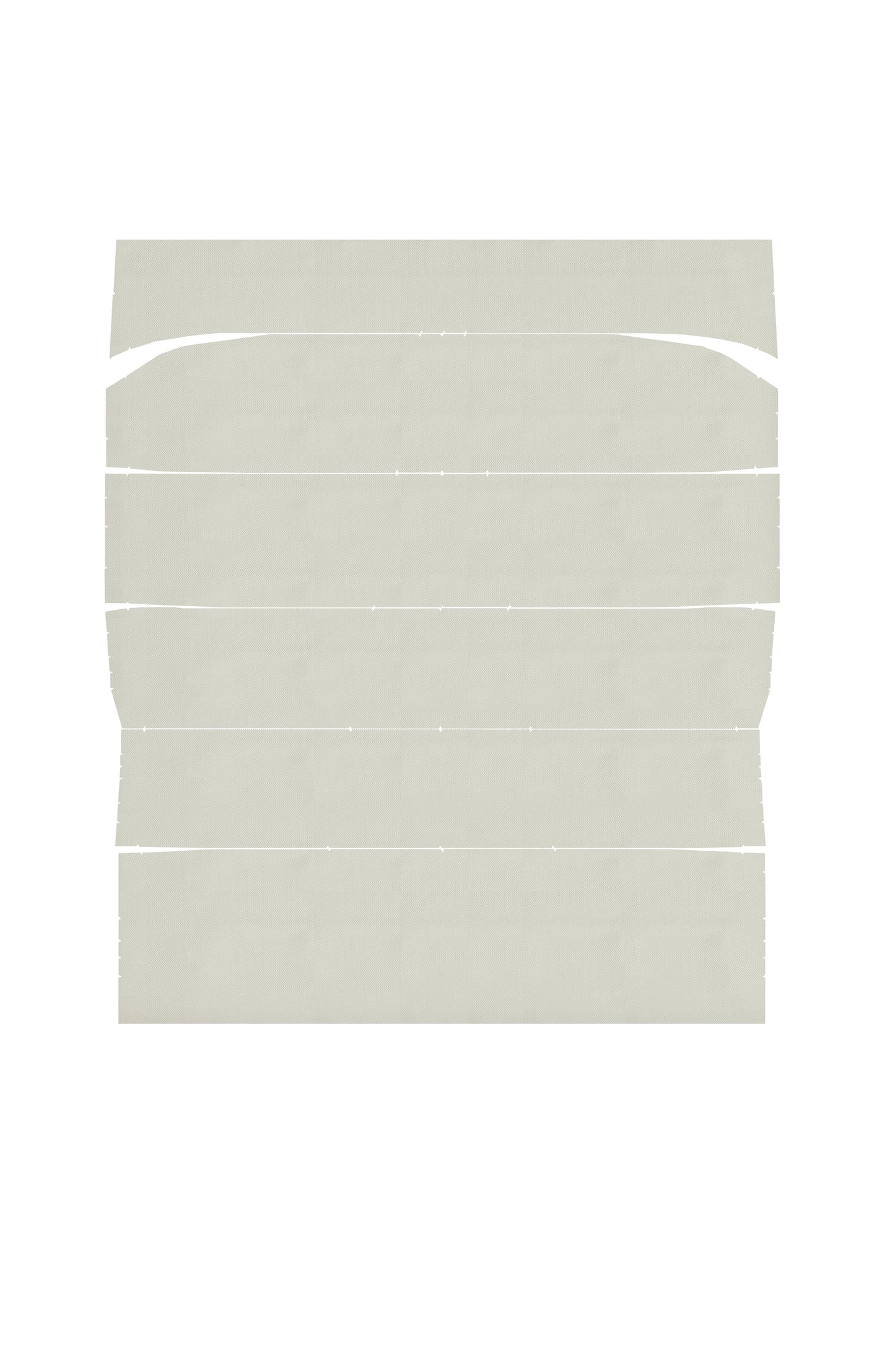 65 CHEVELLE/MALIBU HARDTOP HEADLINER (TIER) - WHITE
