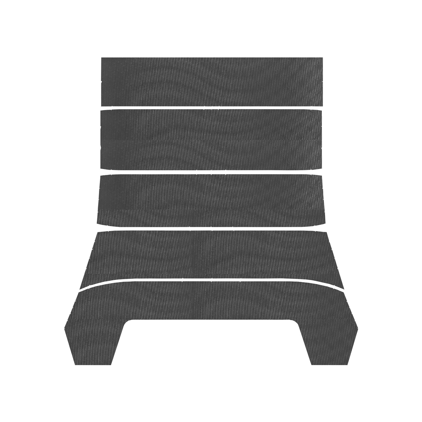 66 POLARA/FURY/SPORT FURY HTP '4-BOW' HEADLINER (WEYMOUTH PERFORATED) - BLACK
