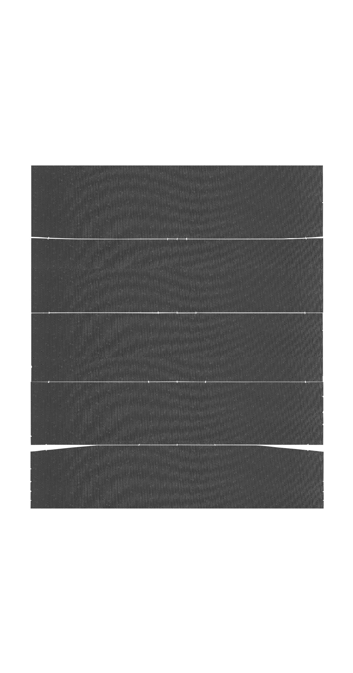 66 CHRYSLER 300/NEWPORT HARDTOP HEADLINER (WEYMOUTH PERFORATED) - BLACK