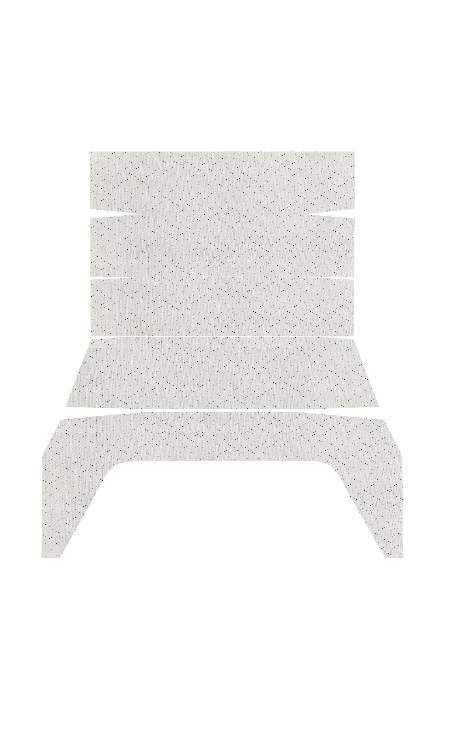 66-67 DODGE/PLYMOUTH B-BODY HARDTOP HEADLINER (WEYMOUTH PERFORATED) - WHITE