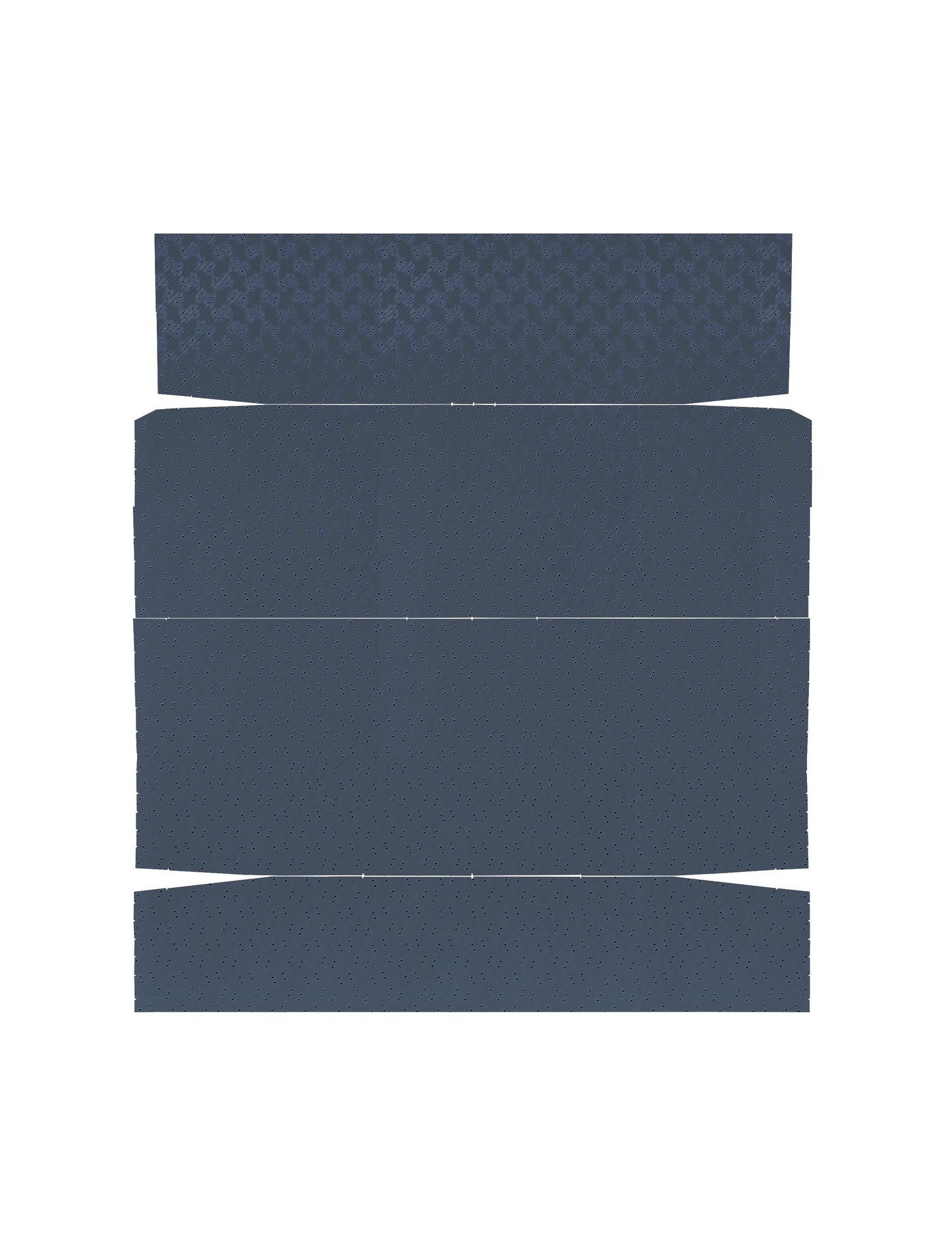 66-67 GTO/LEMANS "2ND DESIGN" HARDTOP HEADLINER (FINE DIAMOND PERFORATED) - BLUE