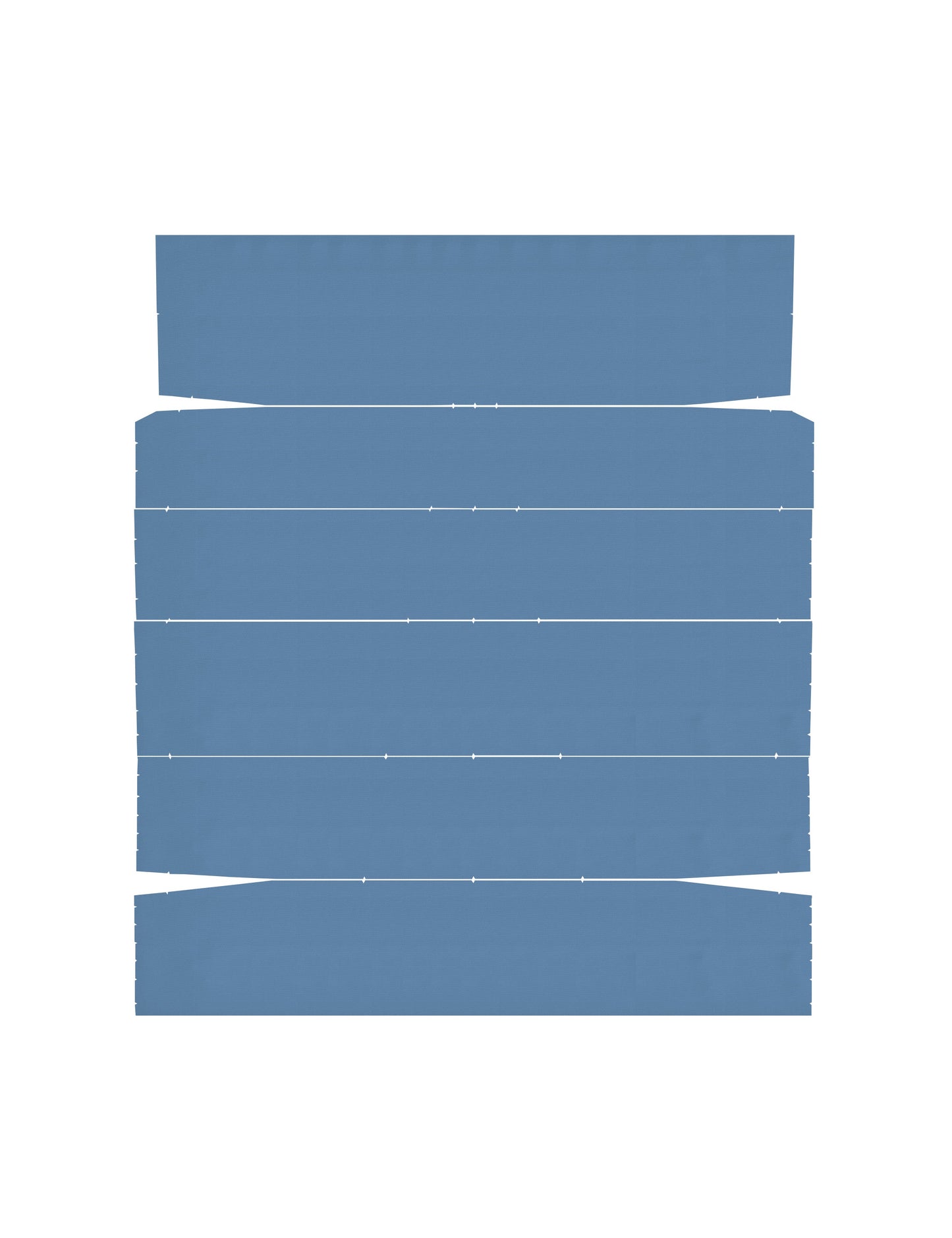 66-67 TEMPEST CUSTOM "2ND DESIGN" HARDTOP HEADLINER (TIER) - BLUE