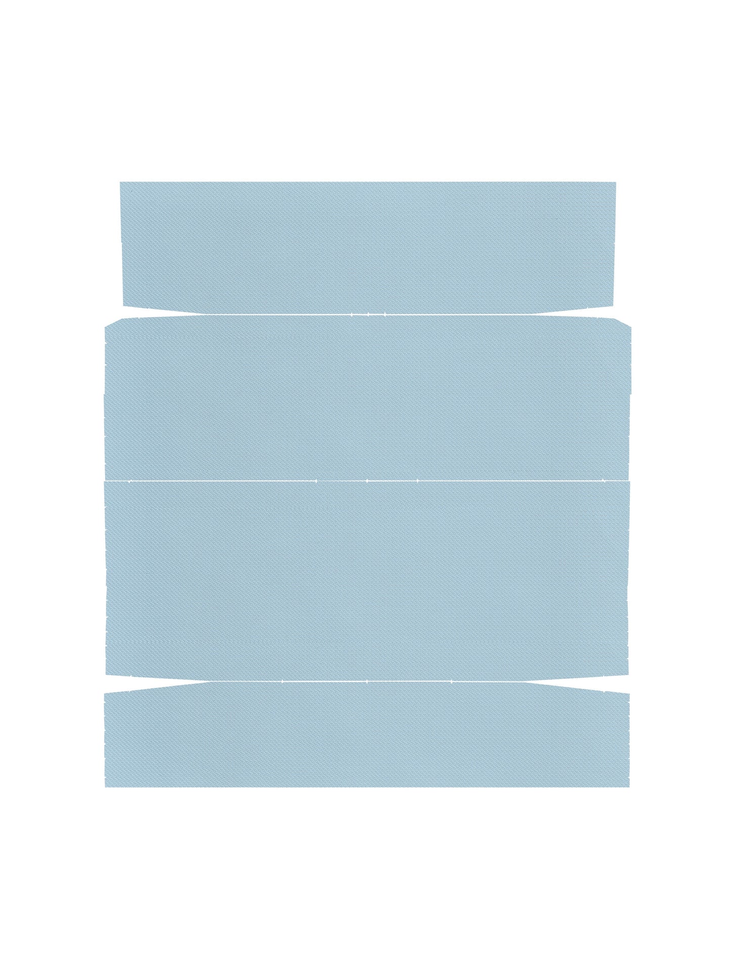 66-67 TEMPEST "2ND DESIGN" HARDTOP HEADLINER (BASKETWEAVE) - POWDER BLUE