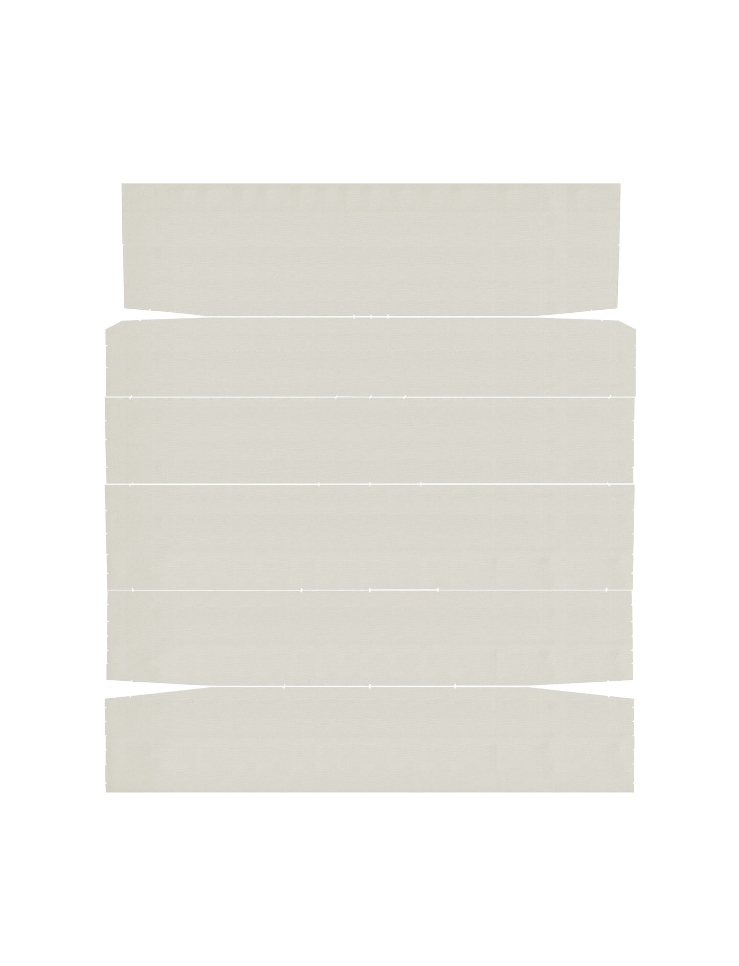 66-67 SKYLARK/GS "2ND DESIGN" SPORT COUPE HEADLINER (TIER) - WHITE