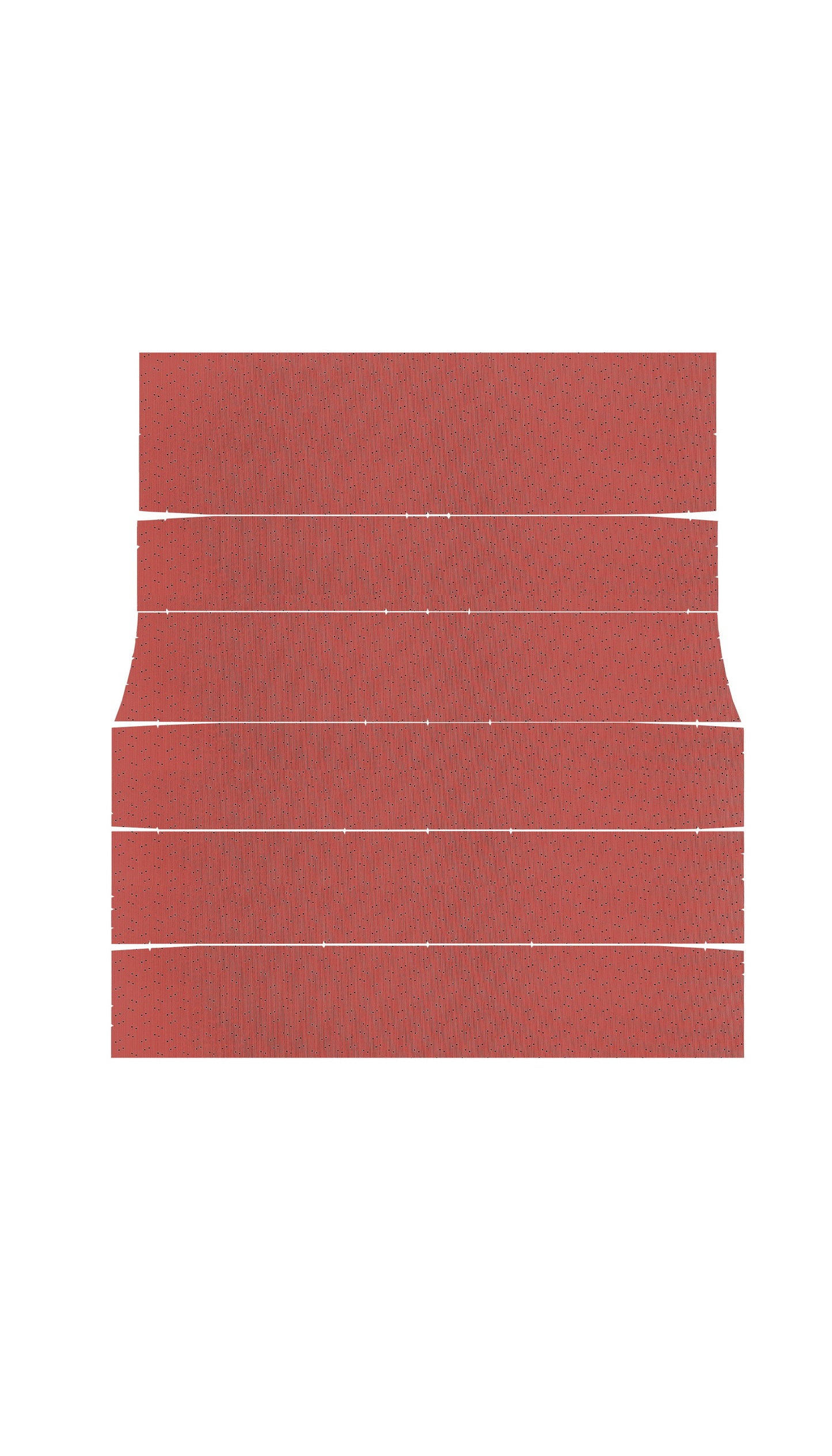 67-69 BARRACUDA FASTBACK HEADLINER (WEYMOUTH PERFORATED) - RED