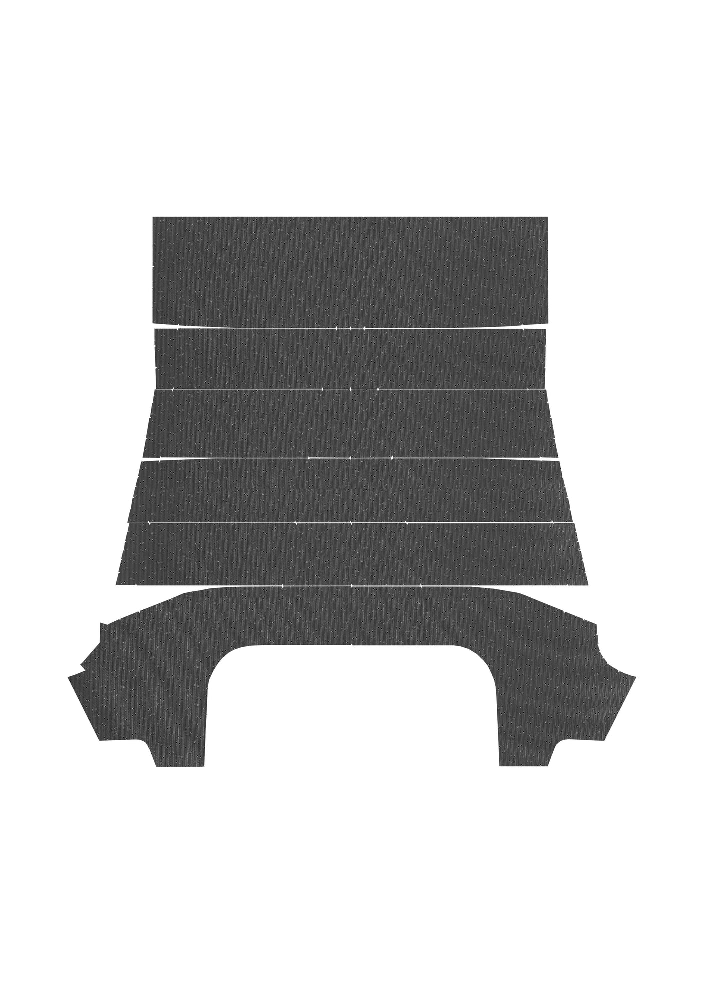 67-69 BARRACUDA HARDTOP HEADLINER (WEYMOUTH PERFORATED) - BLACK