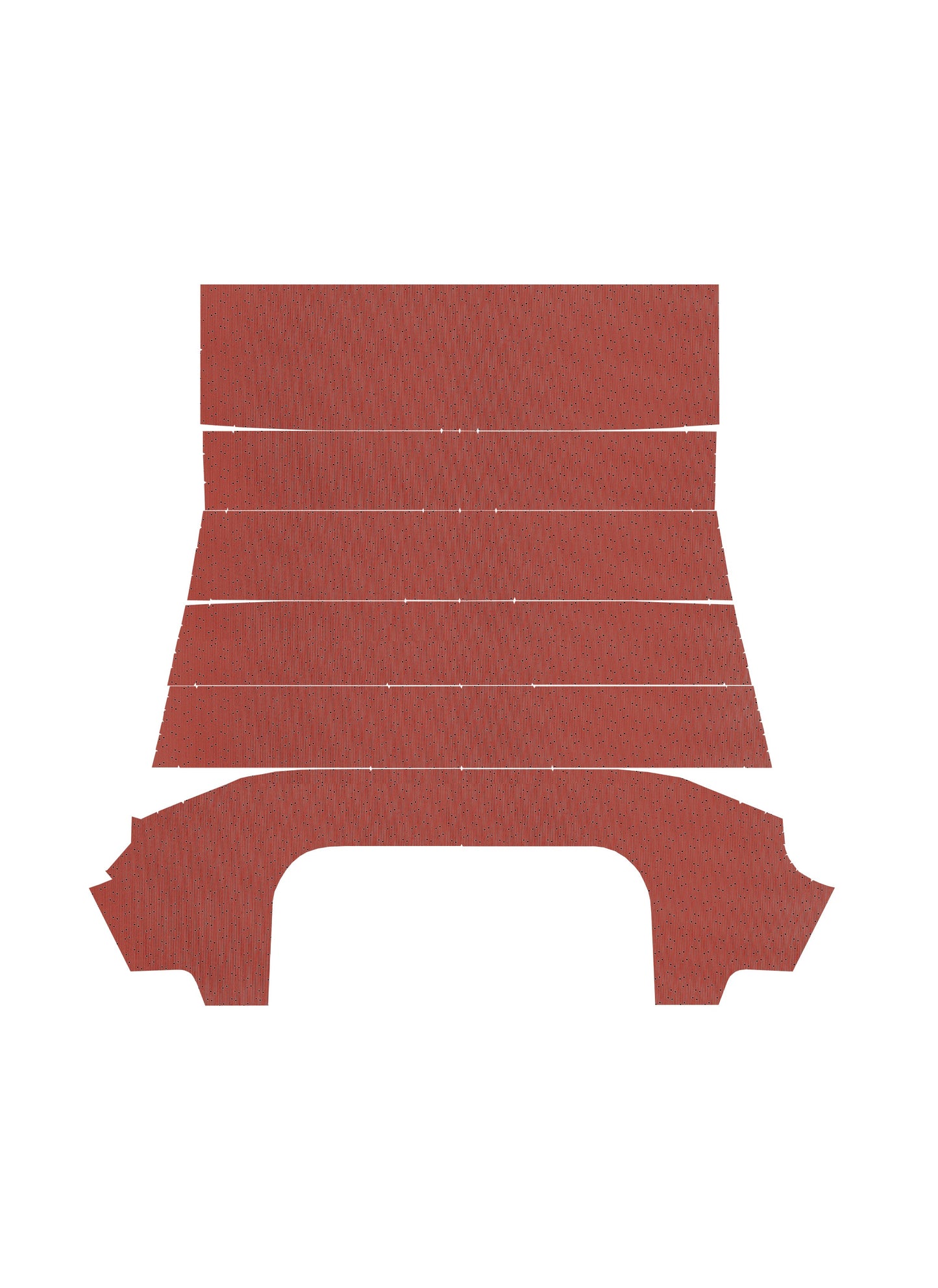 67-69 BARRACUDA HARDTOP HEADLINER (WEYMOUTH PERFORATED) - RED