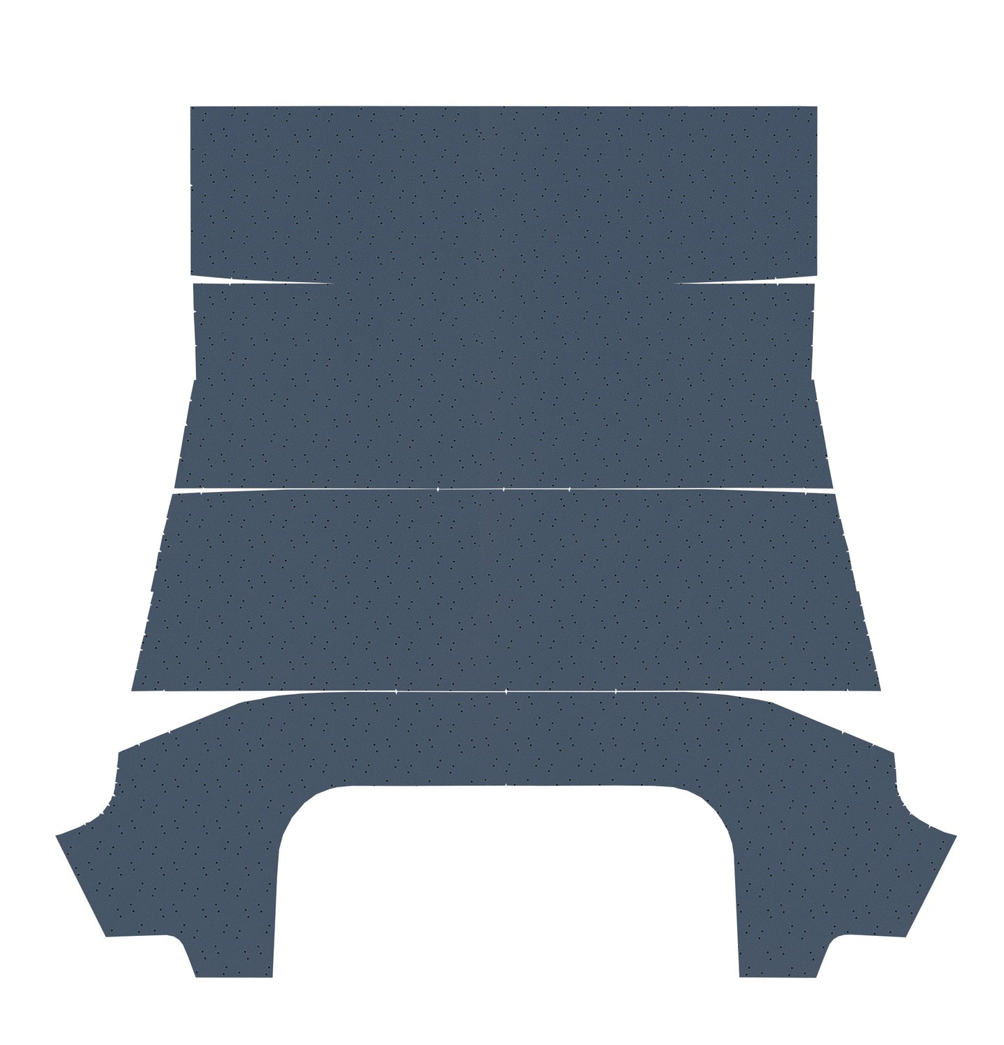 67-69 BARRACUDA HARDTOP HEADLINER (FINE PEMBROOK PERFORATED) - DARK BLUE