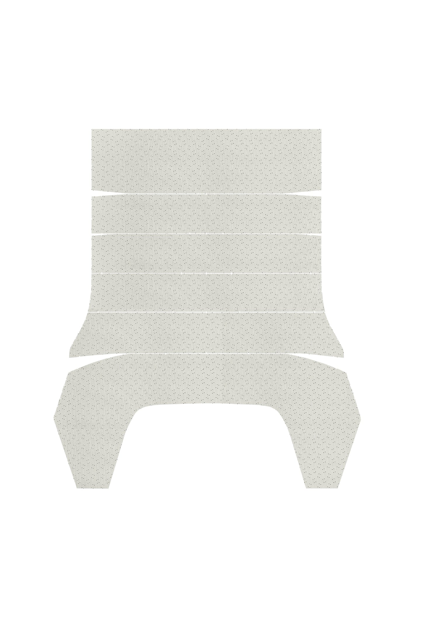 67-72 DART/SCAMP HARDTOP HEADLINER (WEYMOUTH PERFORATED) - WHITE