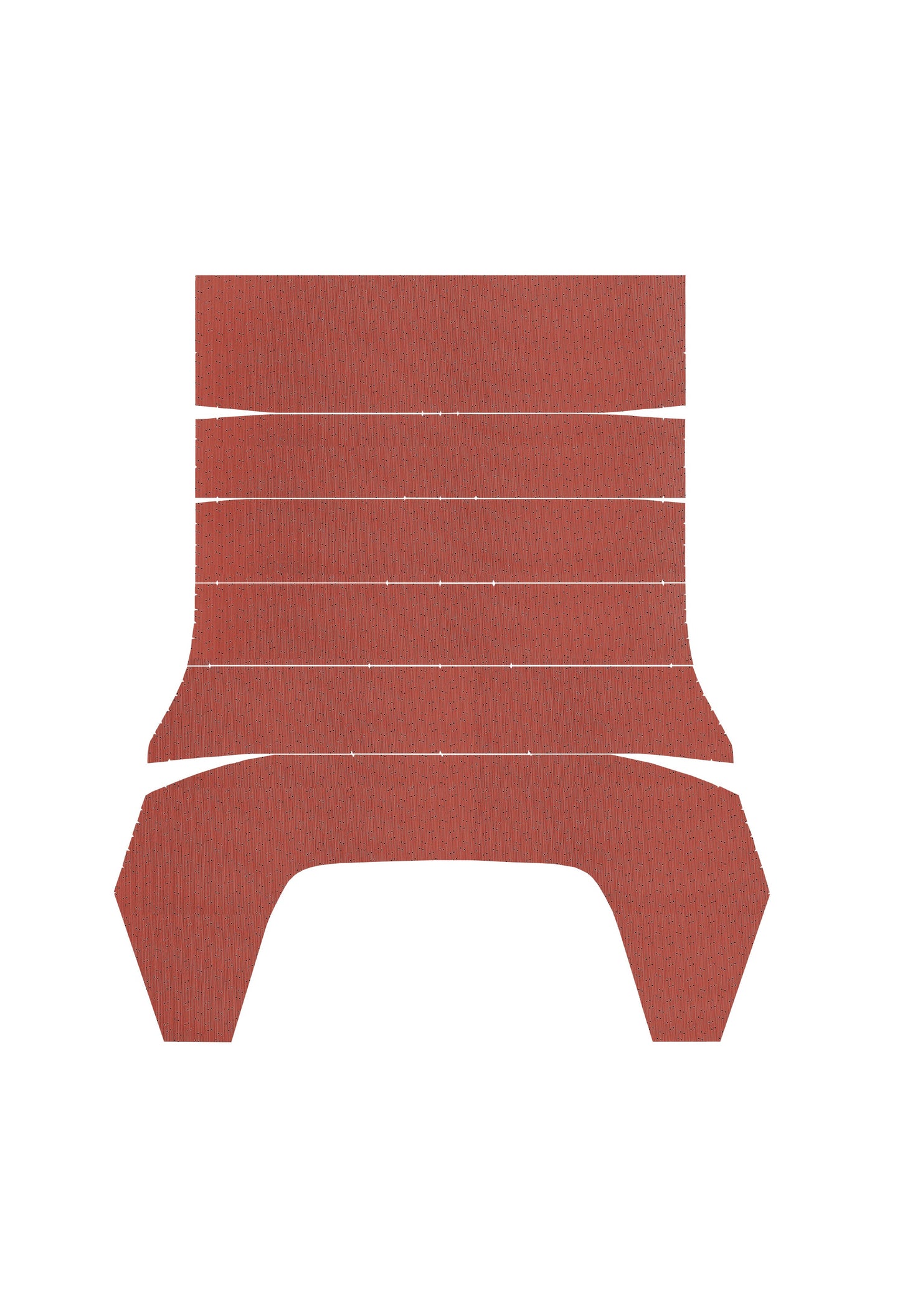 67-72 DART/SCAMP HARDTOP HEADLINER (WEYMOUTH PERFORATED) - RED