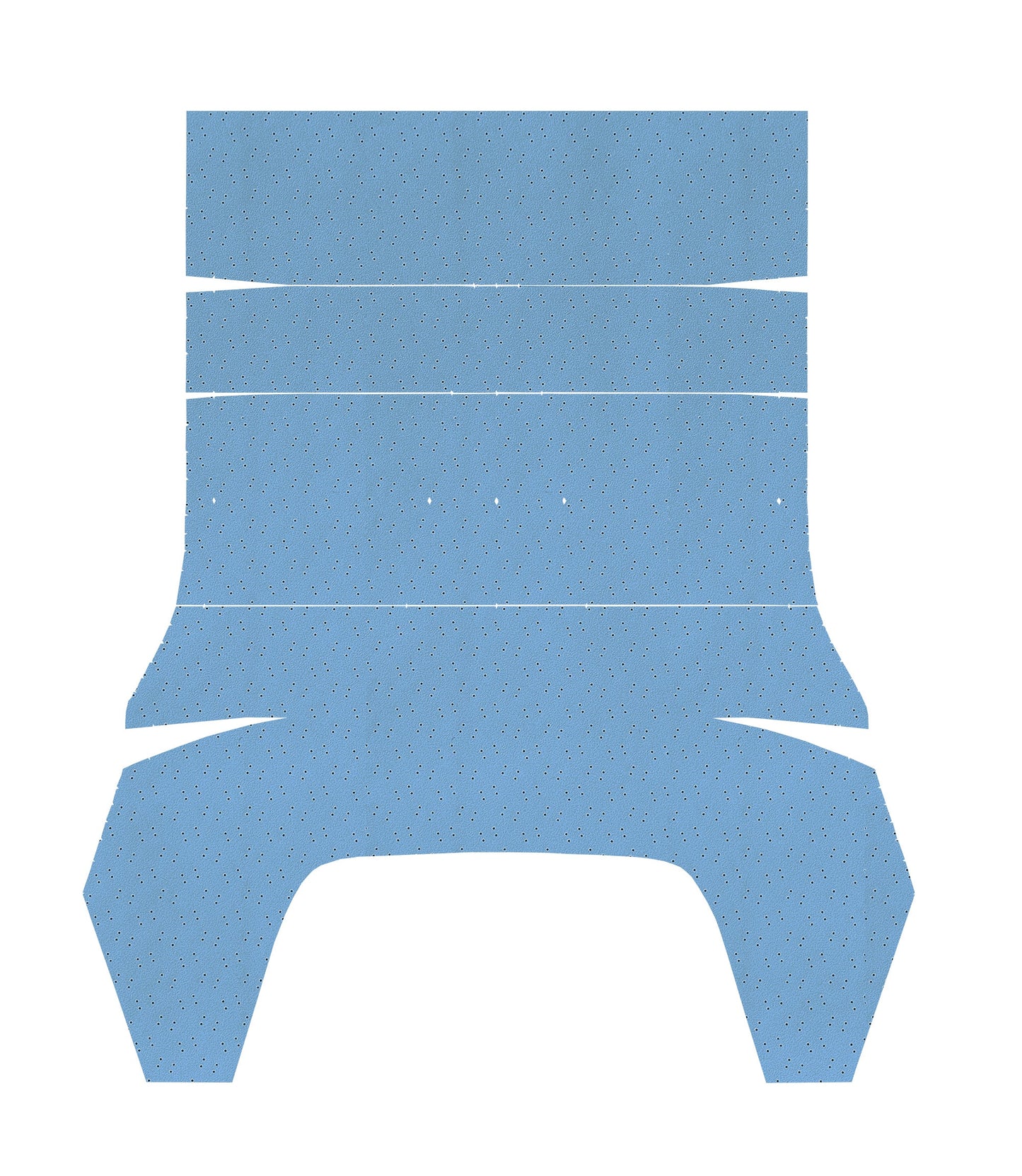 67-72 DART/SCAMP HARDTOP HEADLINER (FINE PEMBROOK PERFORATED) - BRIGHT BLUE
