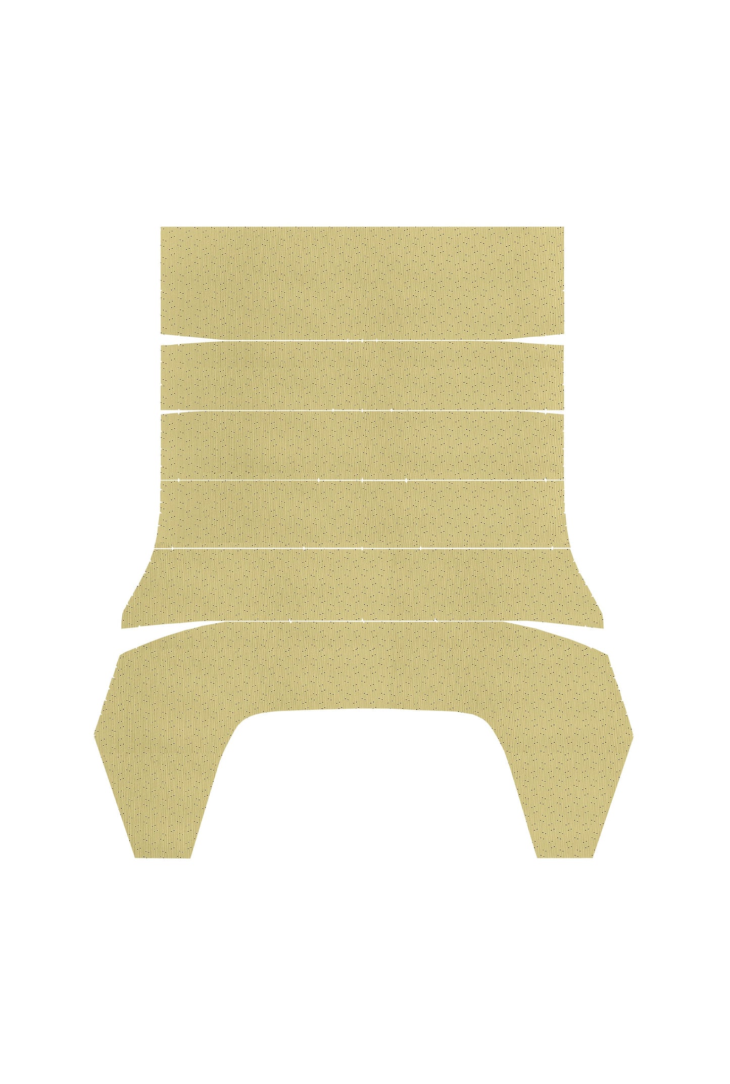 67-72 DART/SCAMP HARDTOP HEADLINER (WEYMOUTH PERFORATED) - SANDALWOOD