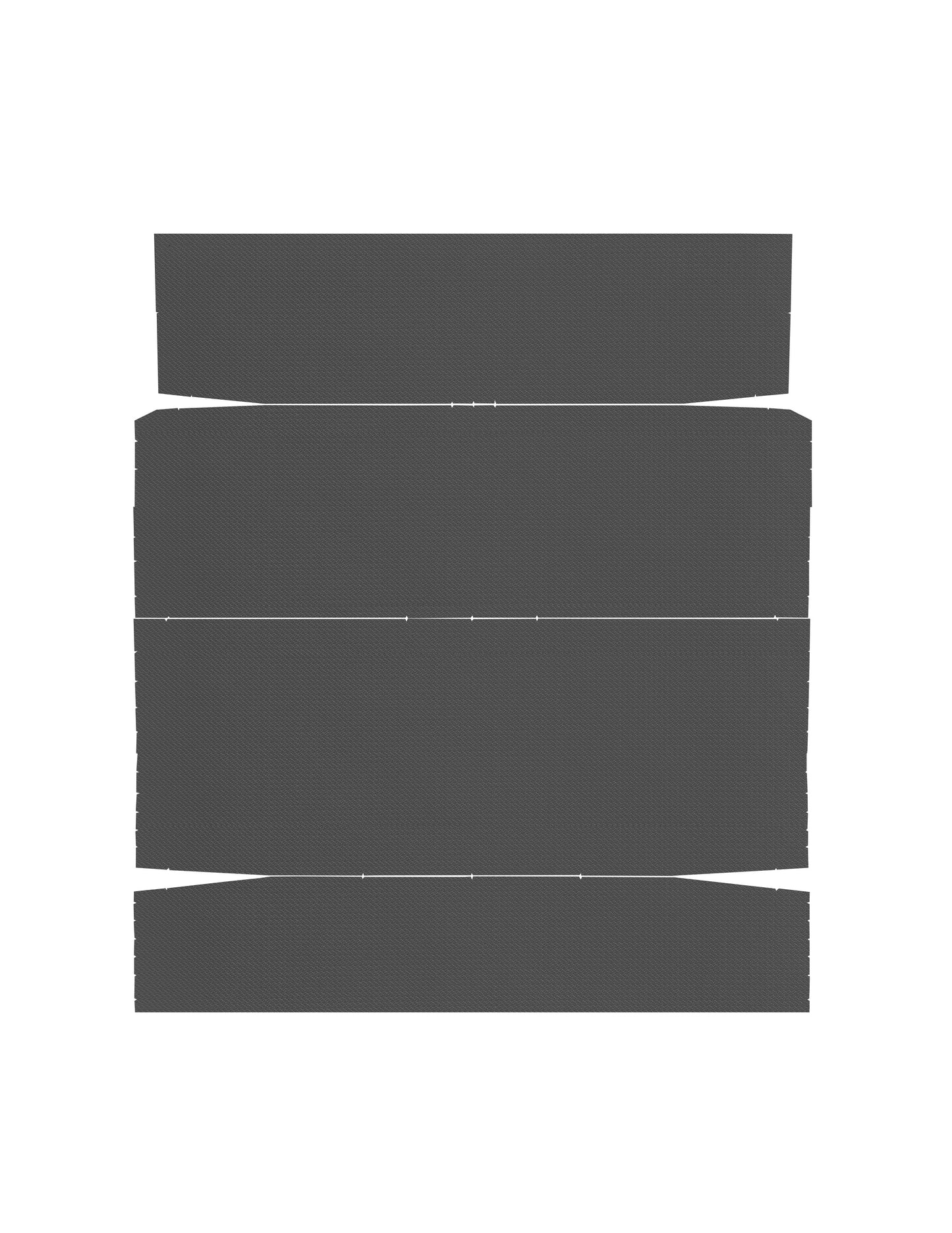 67 F-85/CUTLASS/442 HOLIDAY COUPE HEADLINER (BASKETWEAVE) - BLACK