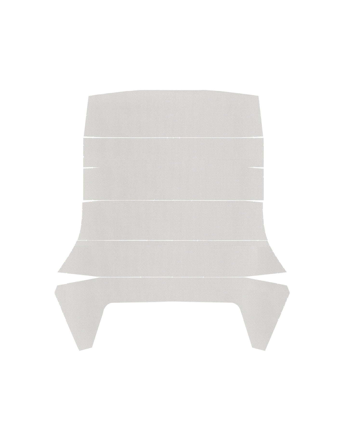 67 F-85/CUTLASS/442 SPORTS COUPE HEADLINER (BASKETWEAVE) - WHITE