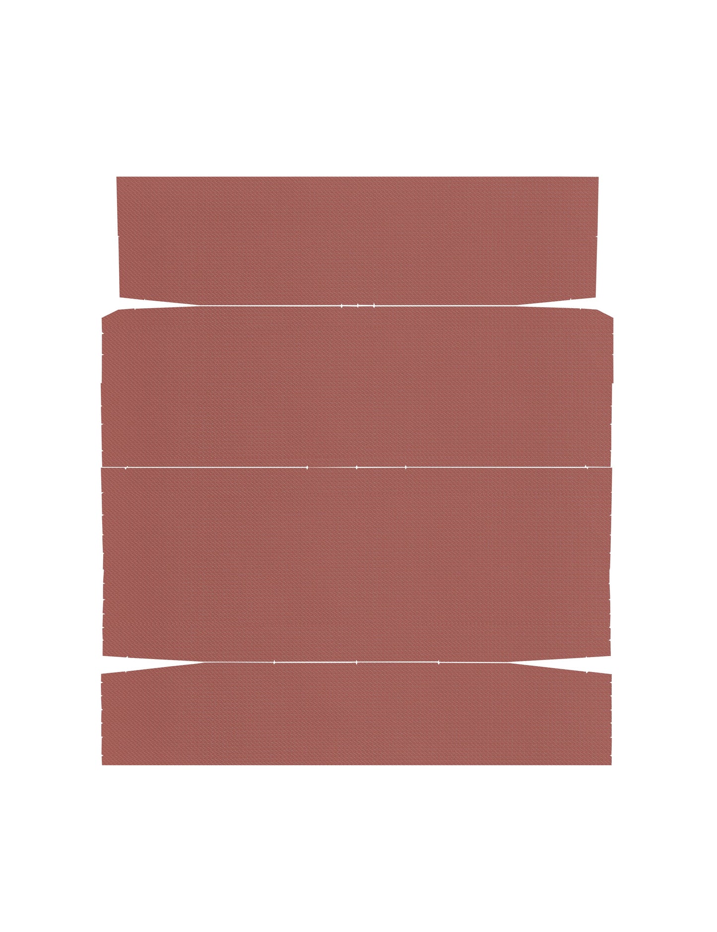 67 F-85/CUTLASS/442 HOLIDAY COUPE HEADLINER (BASKETWEAVE) - RED