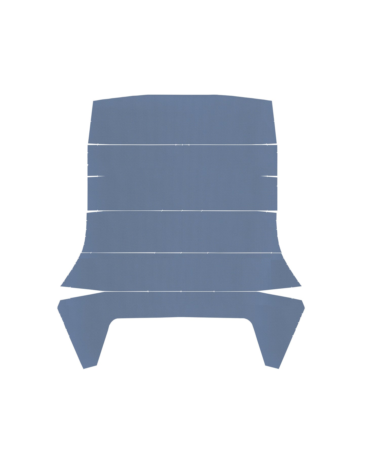 67 F-85/CUTLASS/442 SPORTS COUPE HEADLINER (BASKETWEAVE) - MEDIUM BLUE