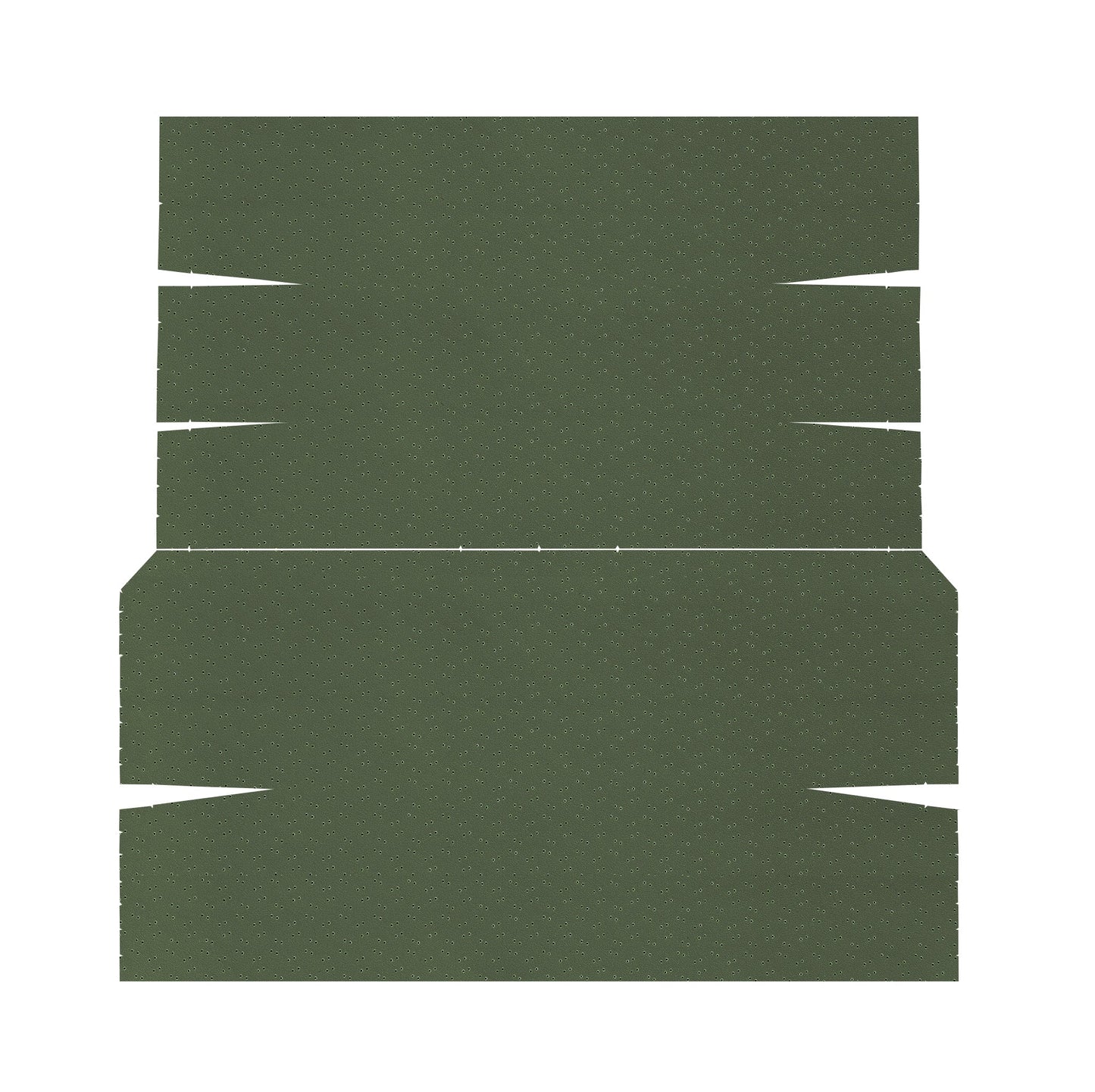70-71 BARRACUDA HARDTOP '5-BOW' HEADLINER (FINE PEMBROOK PERFORATED) - GREEN