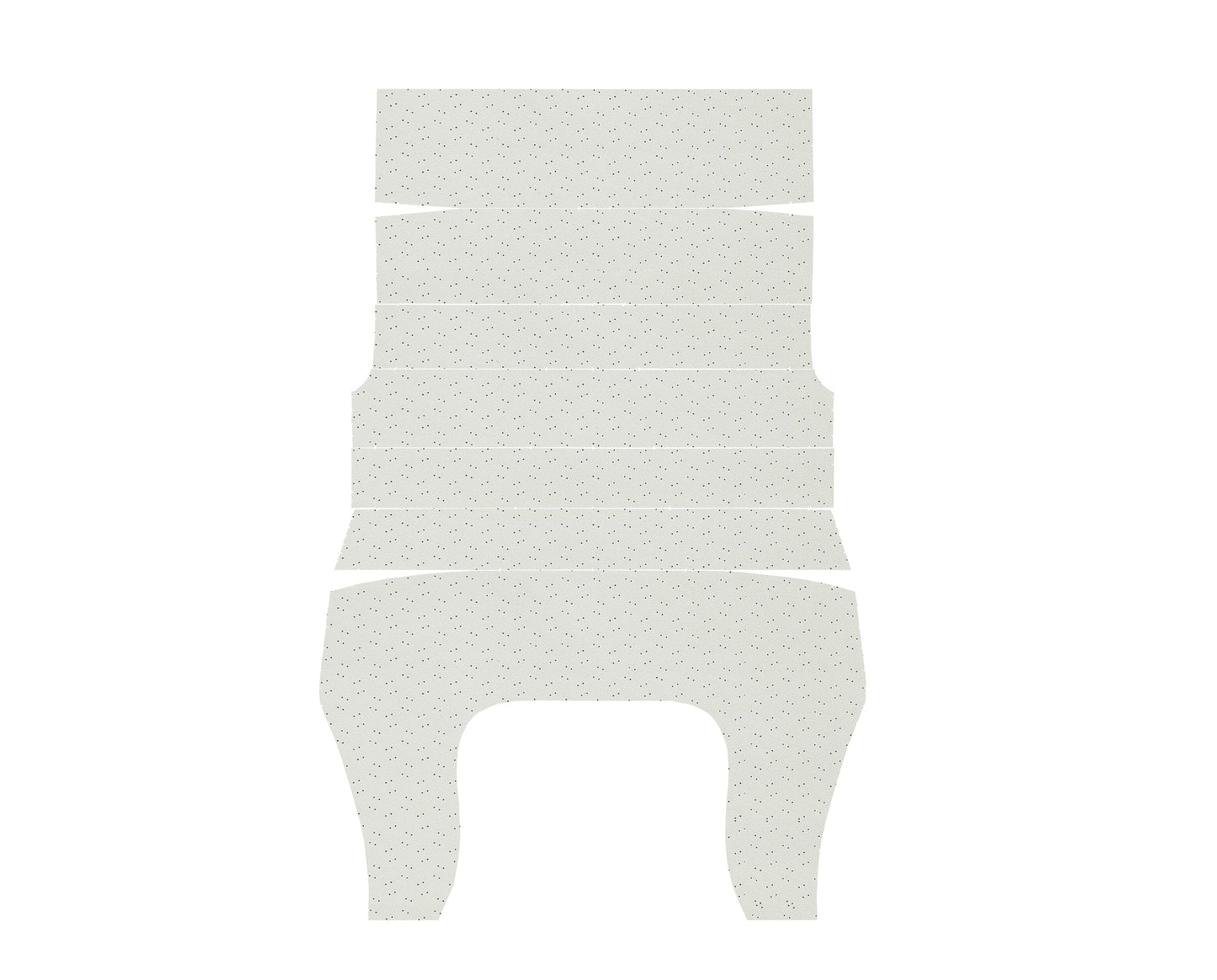 70 PLYMOUTH SUPERBIRD HEADLINER (FINE PEMBROOK PERFORATED) - WHITE