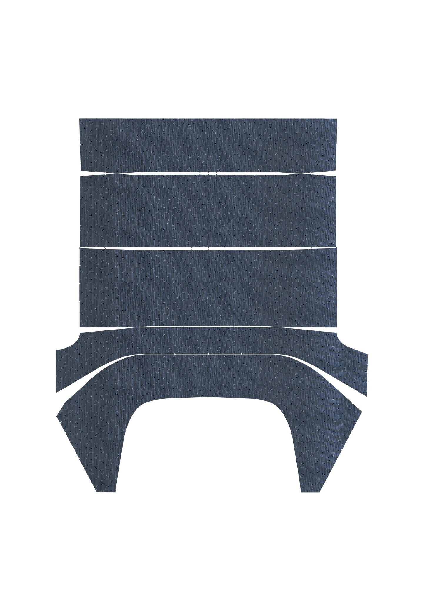 71-72 DUSTER/DEMON '4-BOW' HEADLINER (WEYMOUTH PERFORATED) - DARK BLUE