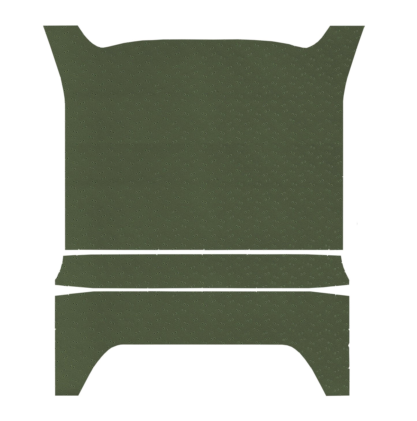 71-72 CHARGER/SATELLITE/ROADRUNNER/GTX WITH SUNROOF' HEADLINER (FINE PEMBROOK PERFORATED) - GREEN