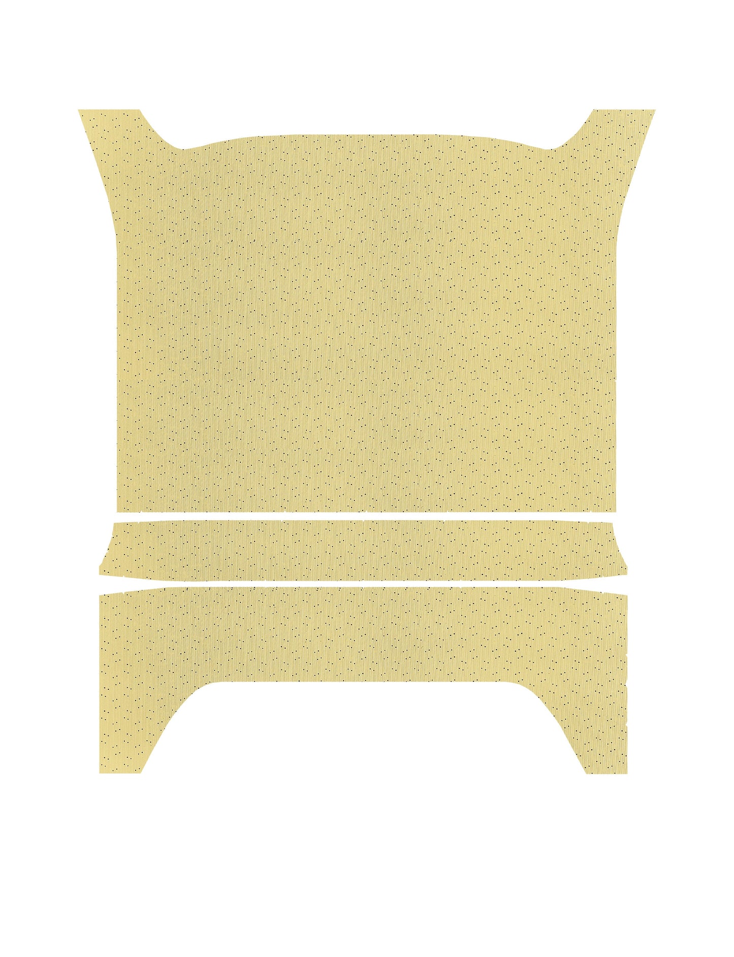 71-72 CHARGER/SATELLITE/ROADRUNNER/GTX WITH SUNROOF' HEADLINER (WEYMOUTH PERFORATED) - SANDALWOOD