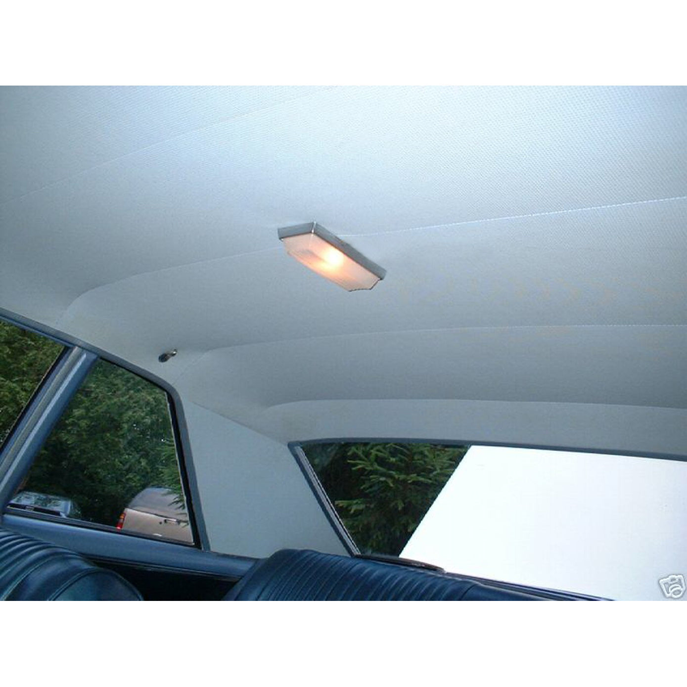 68-69 CAMARO HEADLINER (RIBBED) - WHITE