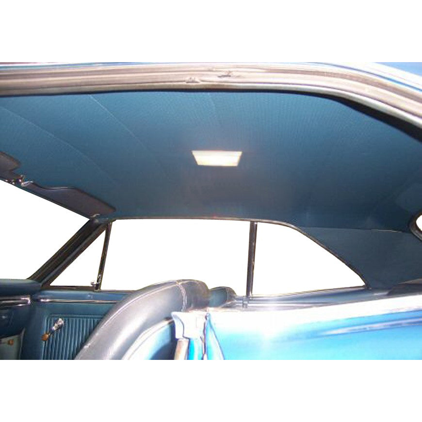 68 GTO/LEMANS HARDTOP '6-BOW' HEADLINER (WEYMOUTH PERFORATED) - BLACK