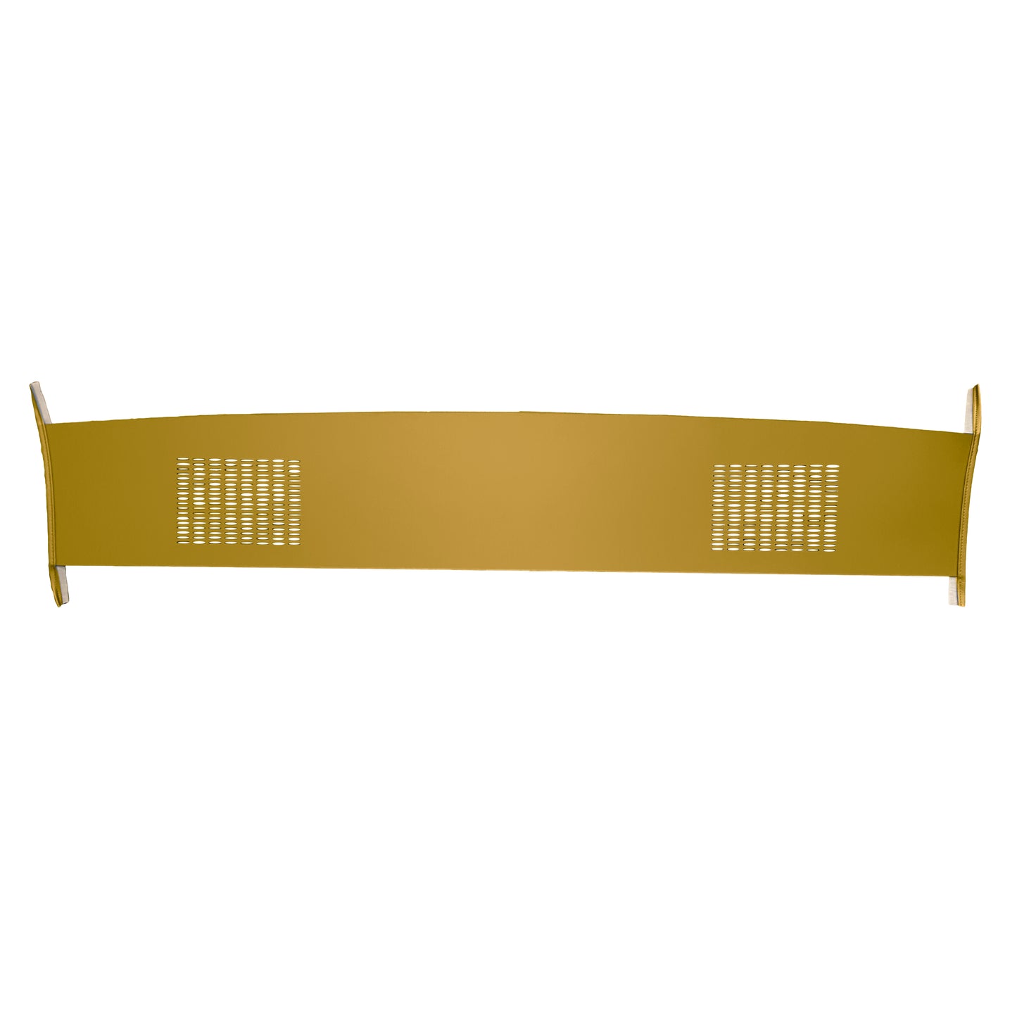 73 DODGE/PLYMOUTH B-BODY HARDTOP PACKAGE TRAY WITH SPEAKER CUT-OUTS - HONEY GOLD