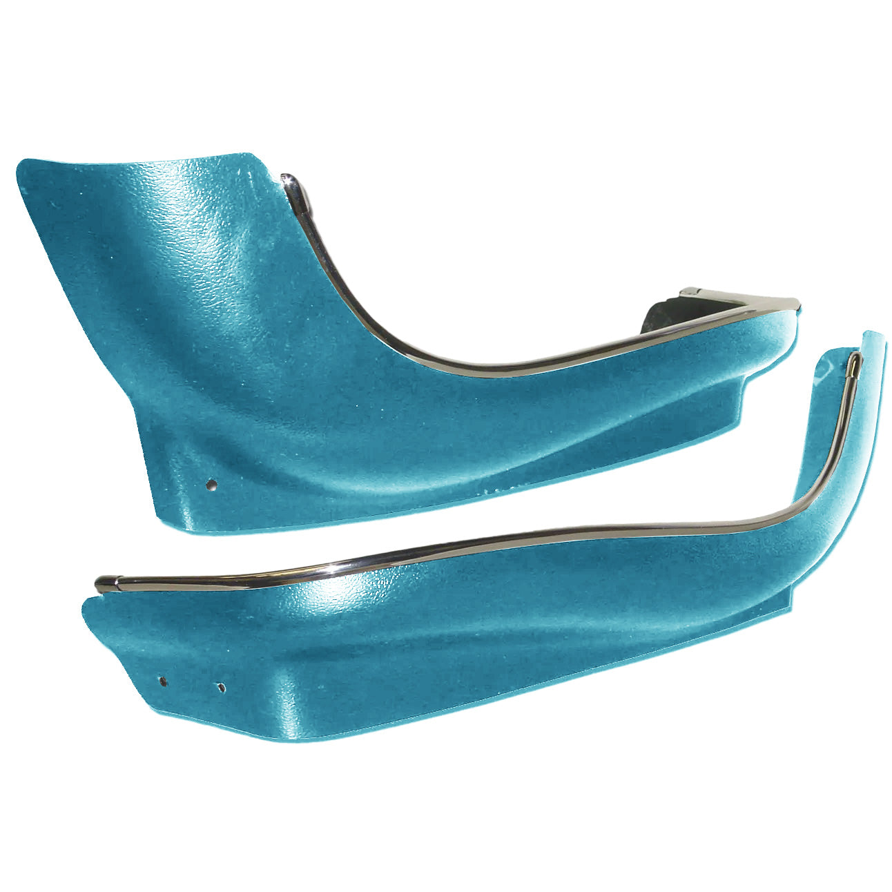 66-67 GM A-BODY BUCKET SEAT BASES - BRIGHT BLUE