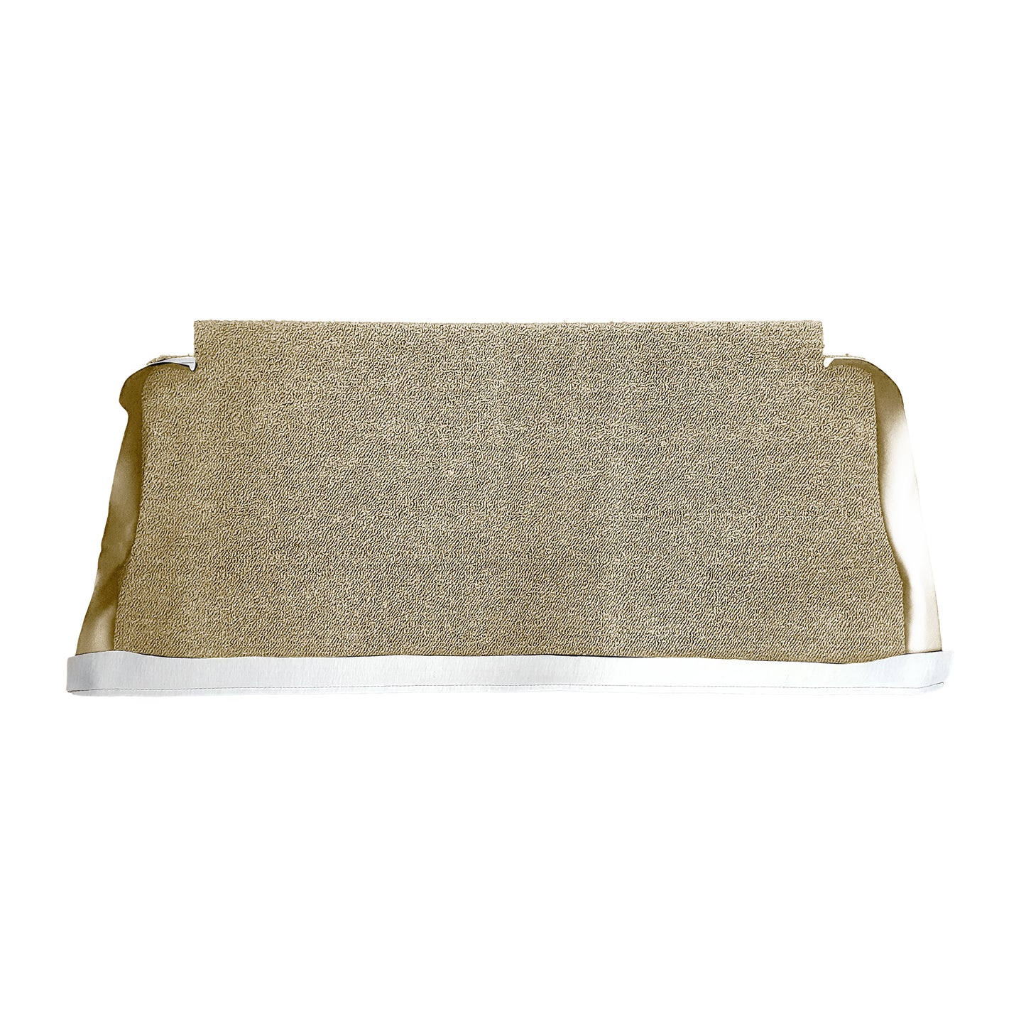 73-76 DUSTER/DART SPORT FOLD-DOWN REAR SEAT BACK CARPET - PARCHMENT CUT-PILE