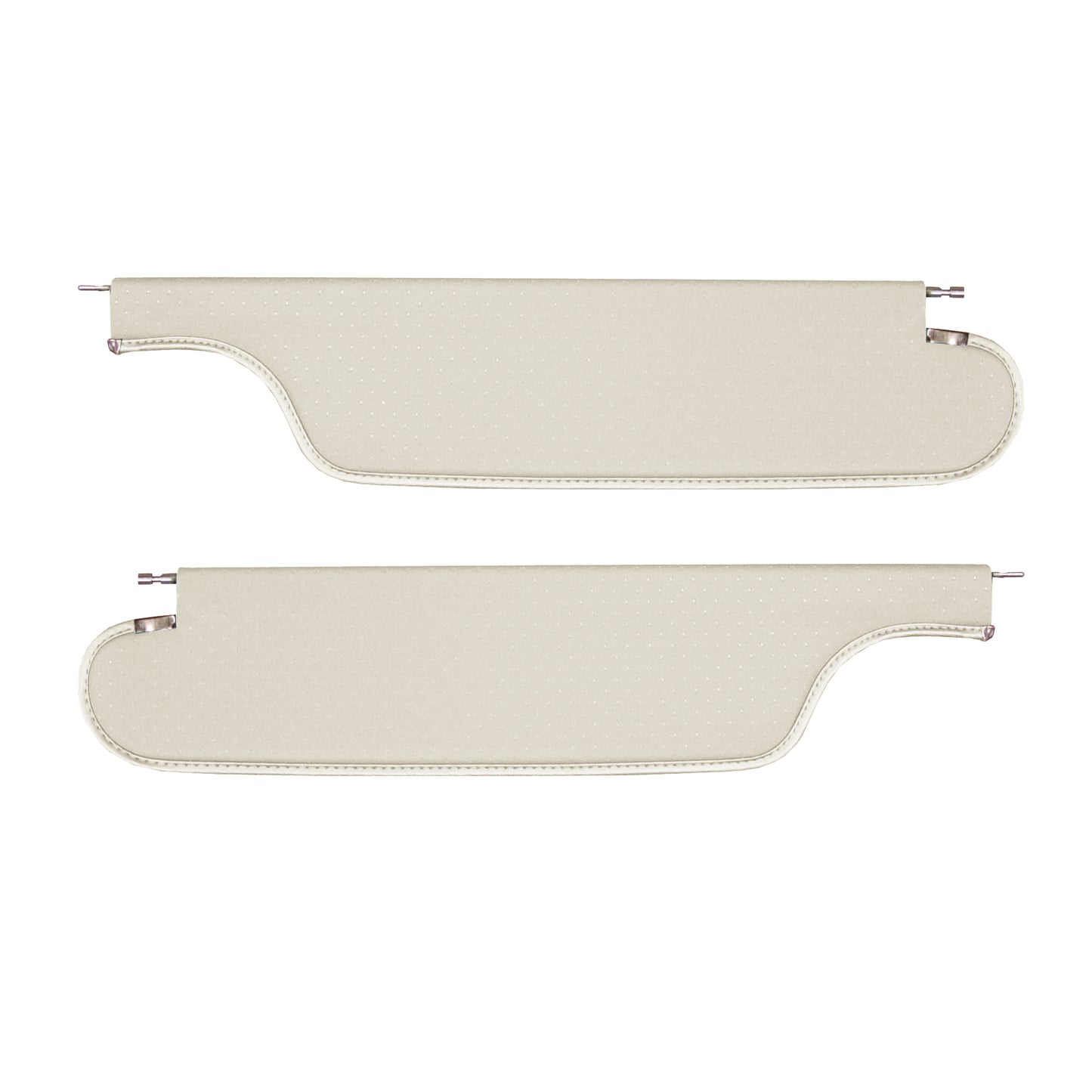 64-65 GTO/LEMANS HTP SUNVISORS (RECESSED STAR) - WHITE