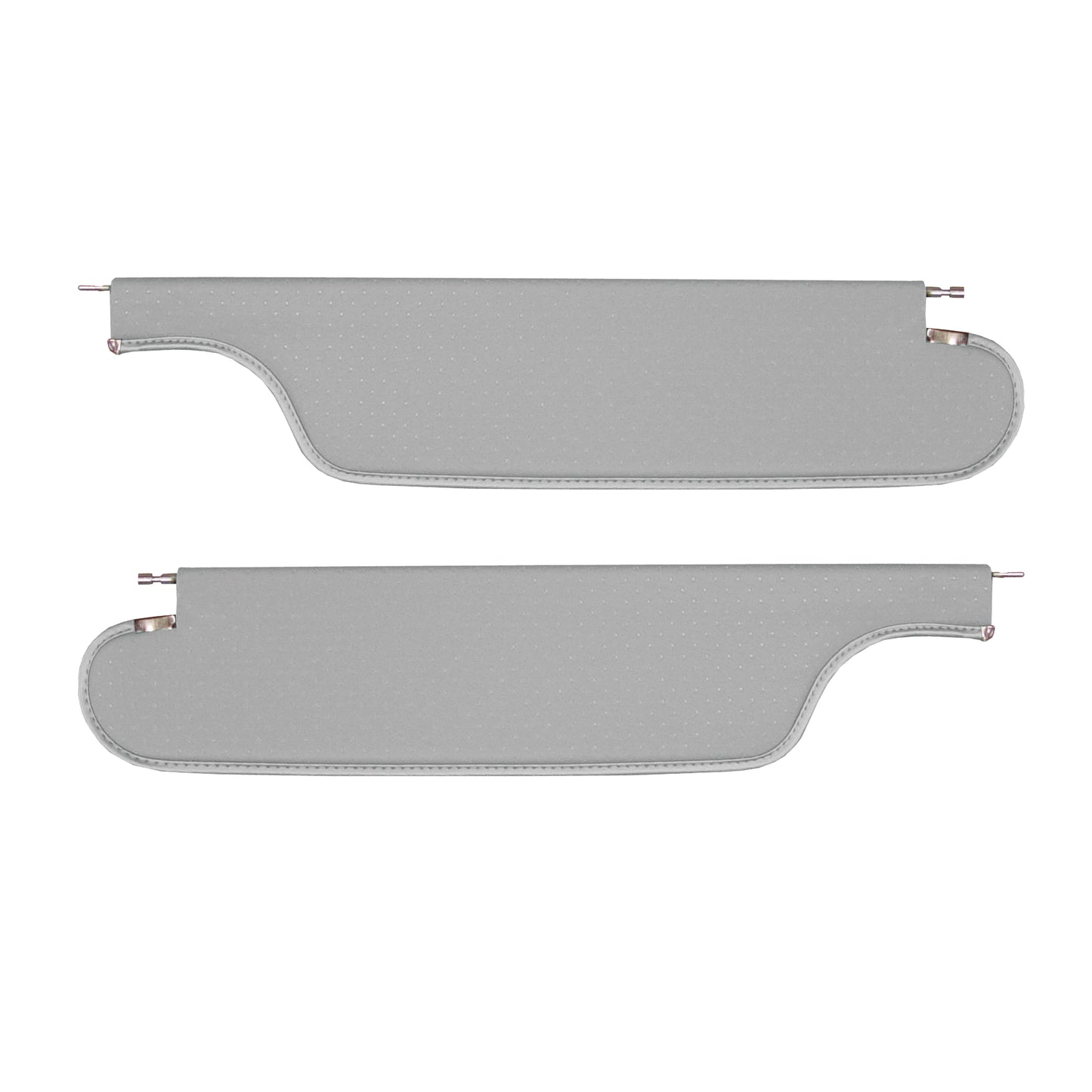 64-65 GTO/LEMANS HTP SUNVISORS (RECESSED STAR) - SILVER
