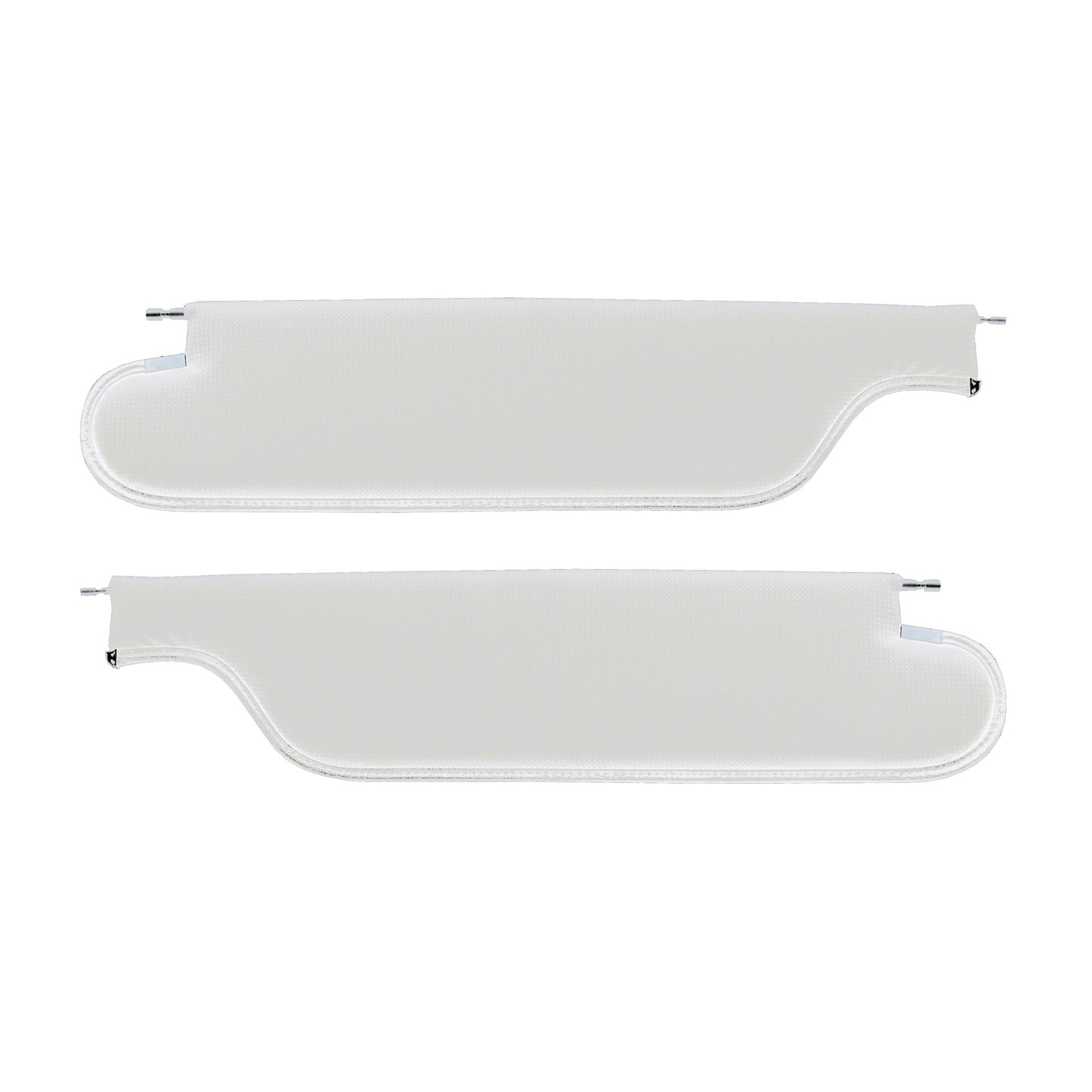 68-69 TEMPEST HARDTOP SUNVISORS (BASKETWEAVE) - WHITE