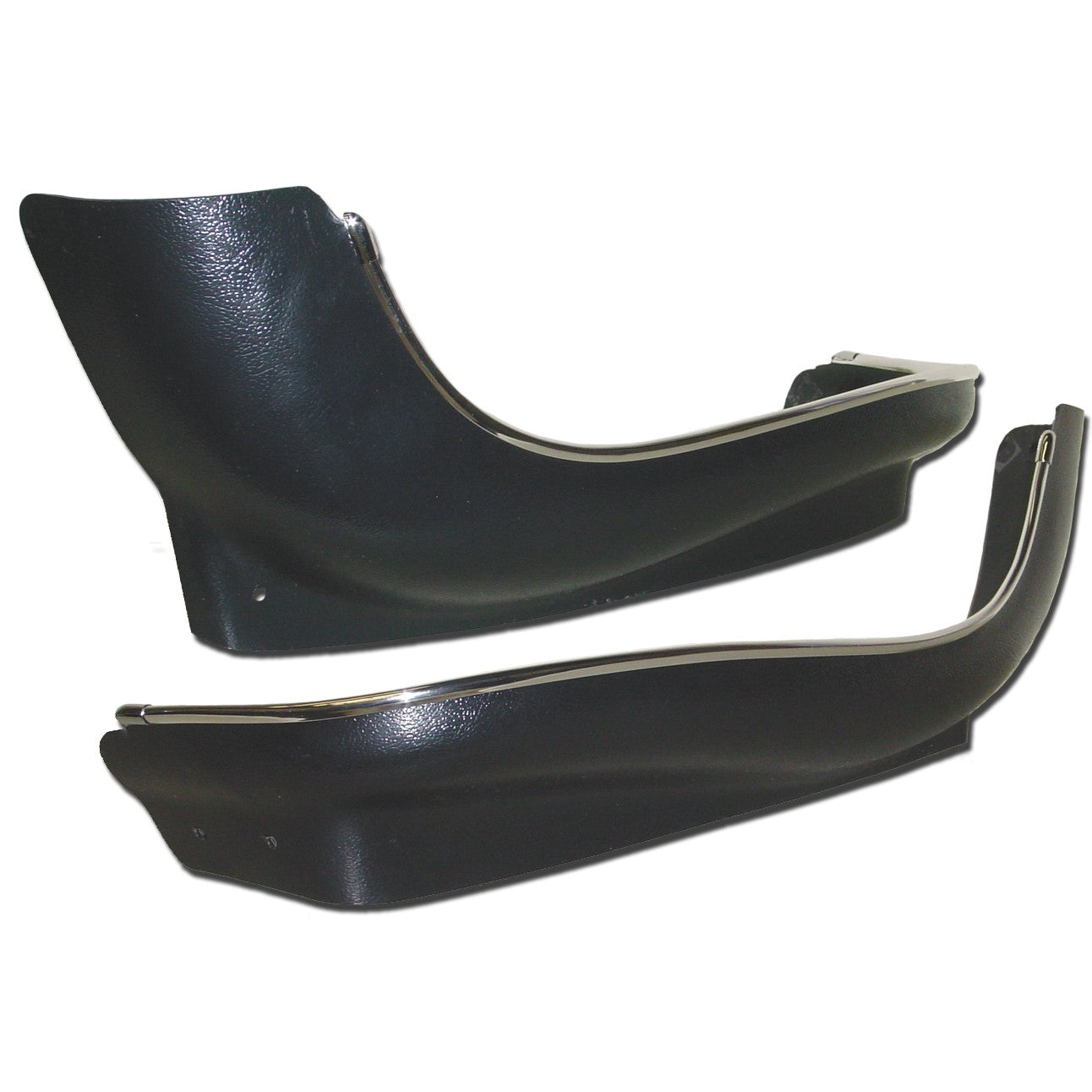 66-67 GM A-BODY BUCKET SEAT BASES - BLACK