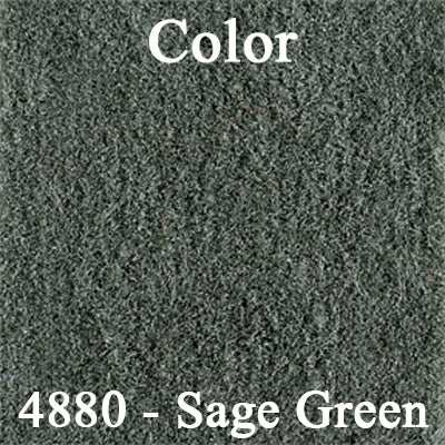 1974-1975 DODGE DART SPORT 360/1974-1976 DODGE DART SPORT/DART SWINGER/PLYMOUTH DUSTER/VALIANT SCAMP PILE CARPET- LT GRN