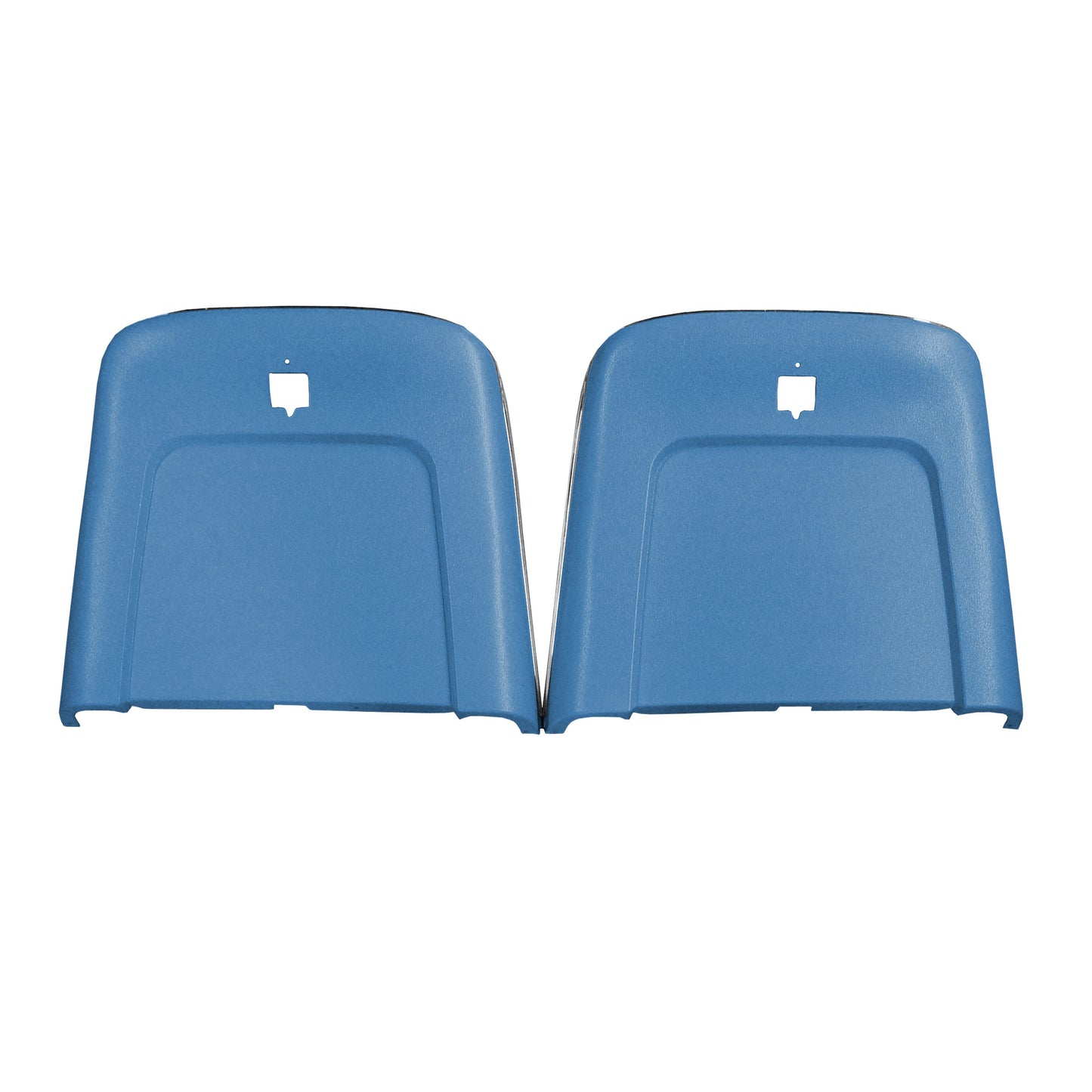 69-72 GM A-BODY BUCKET SEAT BACK PANELS - BRIGHT BLUE