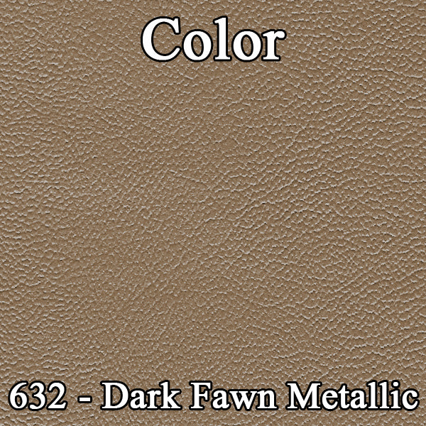 68 VALIANT 2DR/4DR SEDAN PACKAGE TRAY WITH SPEAKER CUTOUTS - DARK FAWN