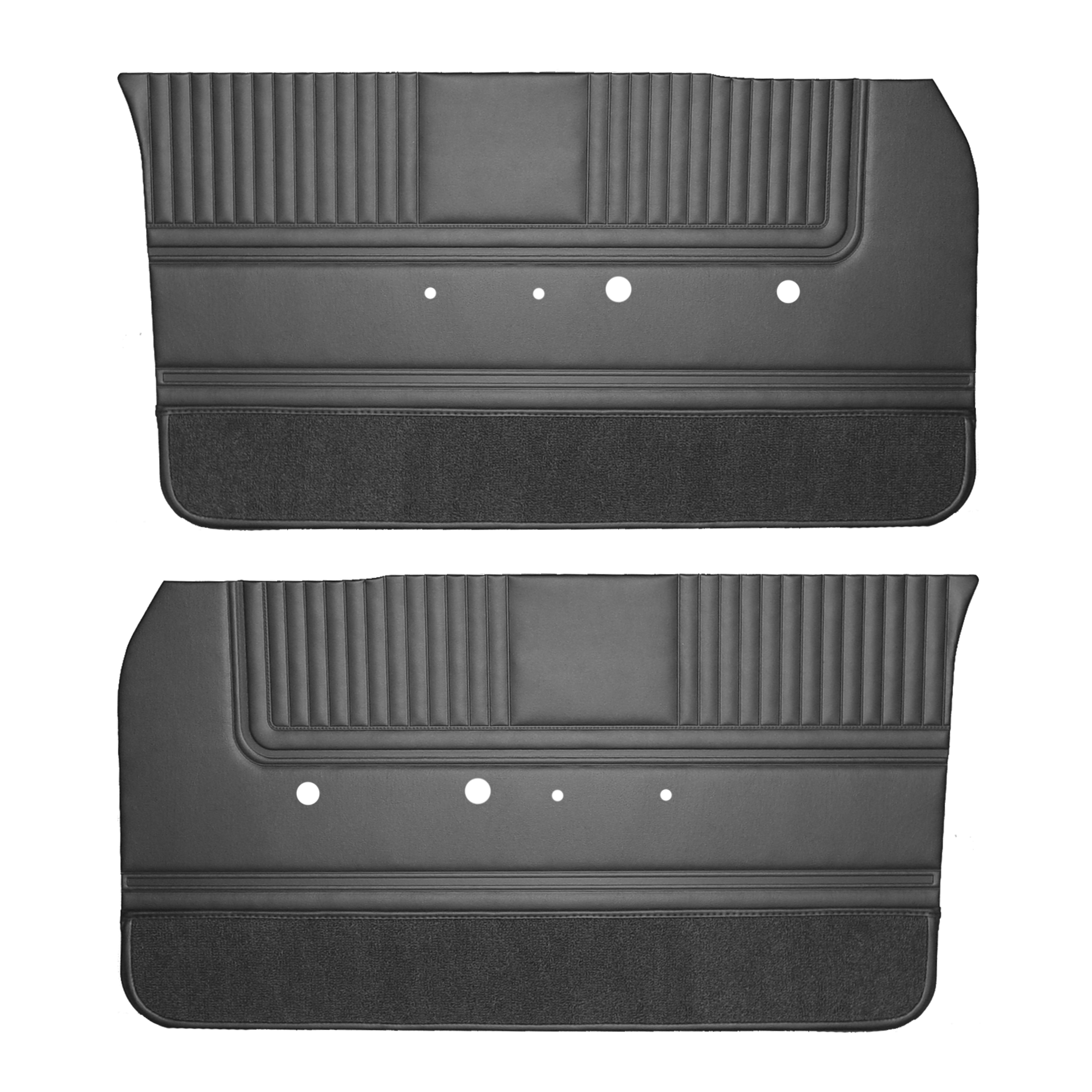65 Sport Fury Door Panels - Black - Legendary Auto Interiors