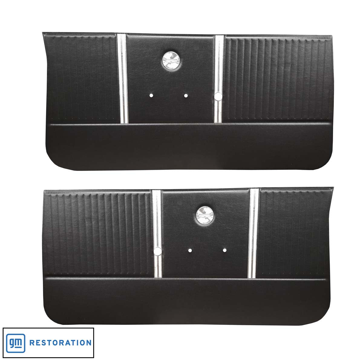 64 Chevelle/Malibu Front Door Panels - Black - Legendary Auto