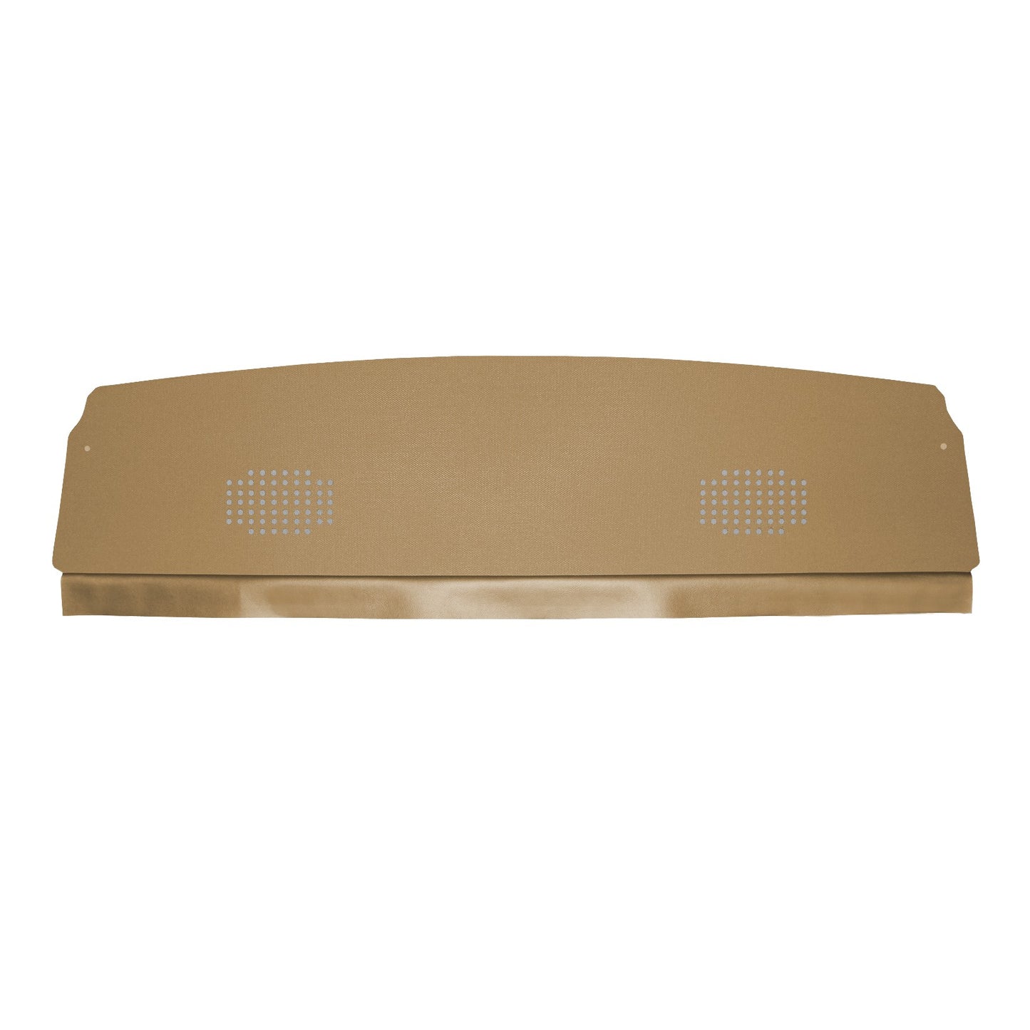 70 SKYLARK SPORT COUPE PACKAGE TRAY WITH SPEAKER CUT-OUTS - SADDLE