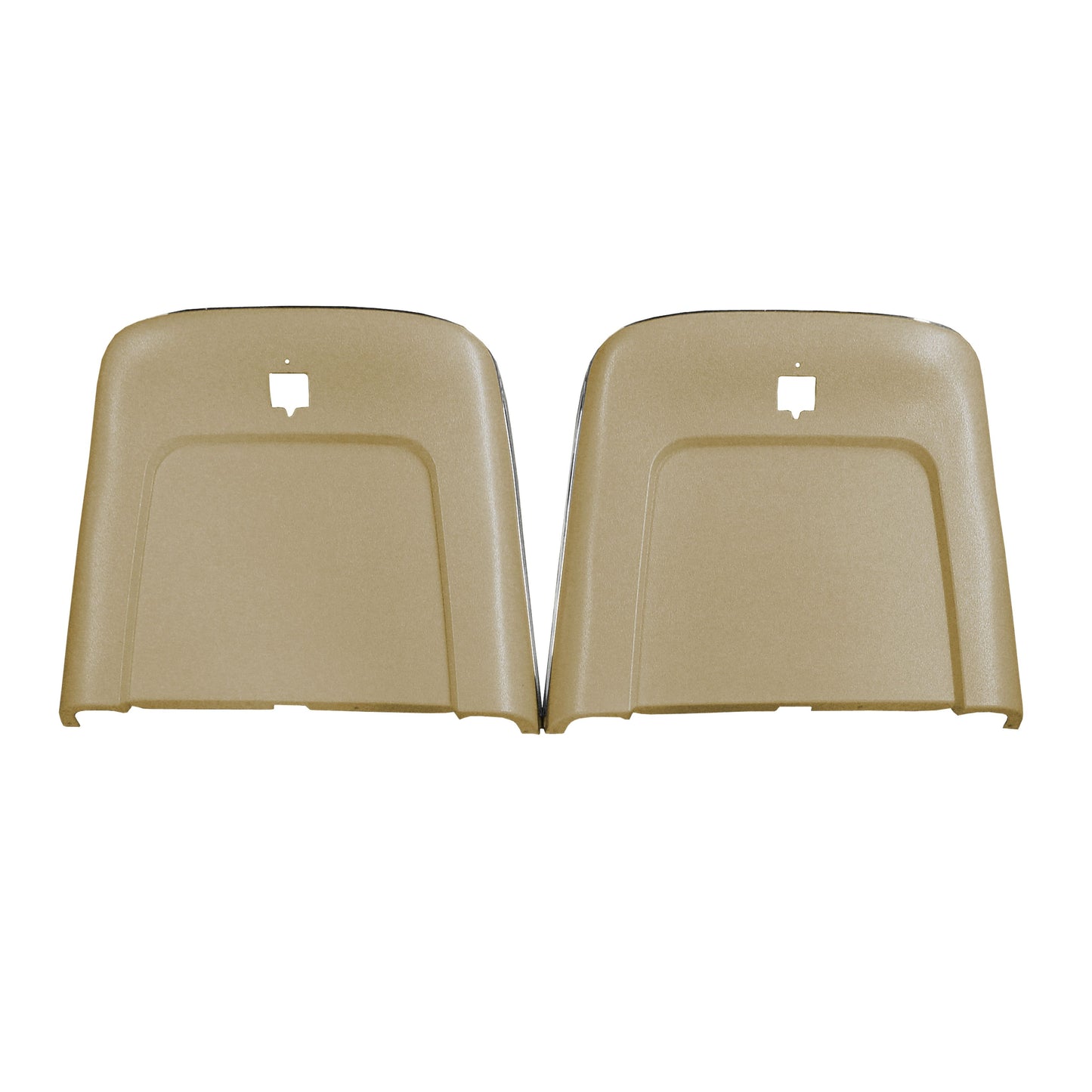 69-72 GM A-BODY BUCKET SEAT BACK PANELS - SADDLE
