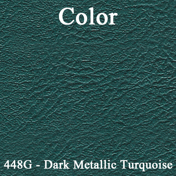 65 GTO/LEMANS CONVERTIBLE REAR UPHOLSTERY - TURQUOISE