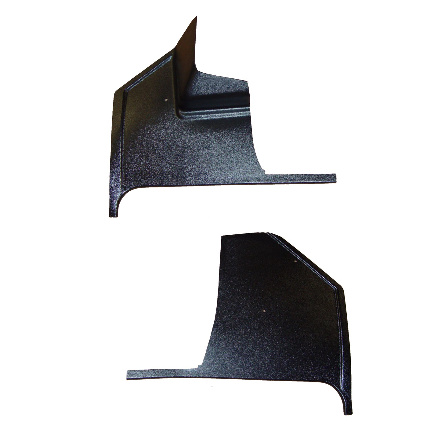 67 GM A-BODY KICK PANELS WITH A/C (PLASTIC) - BLACK
