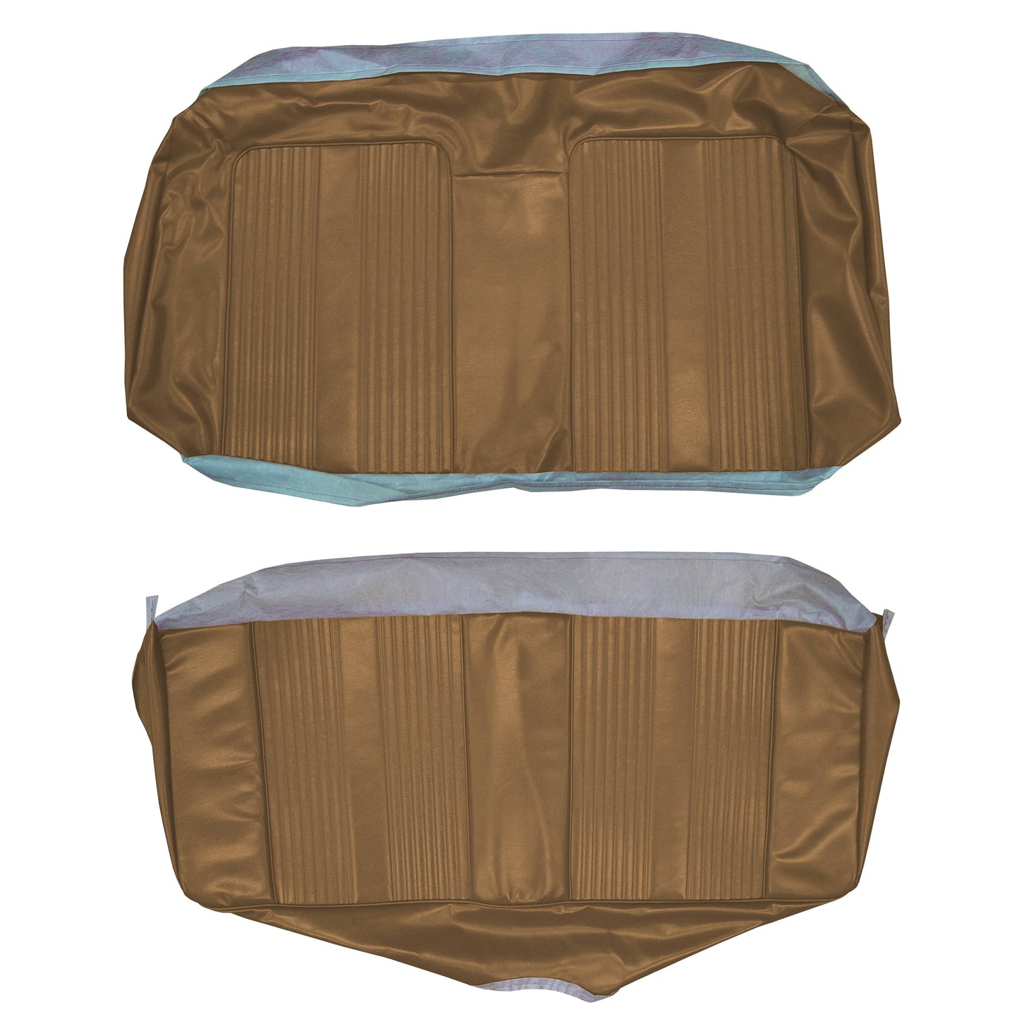 64 GTO/LEMANS CONVERTIBLE REAR UPHOLSTERY - SADDLE