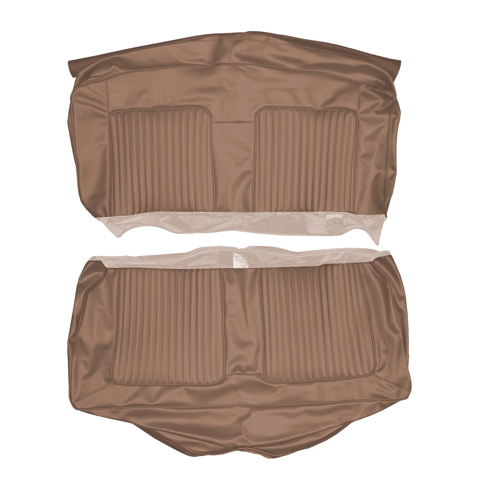 67 Barracuda Convertible Rear Upholstery - Copper - Legendary Auto