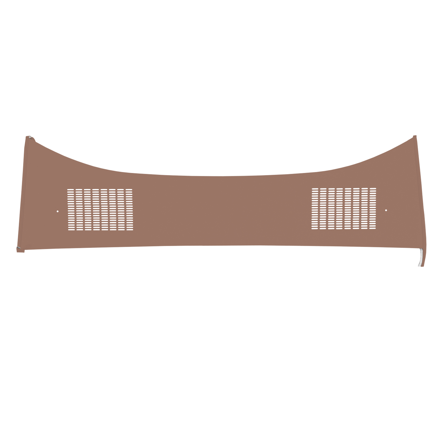 67 DART GT HARDTOP PACKAGE TRAY WITH SPEAKER CUT-OUTS - COPPER