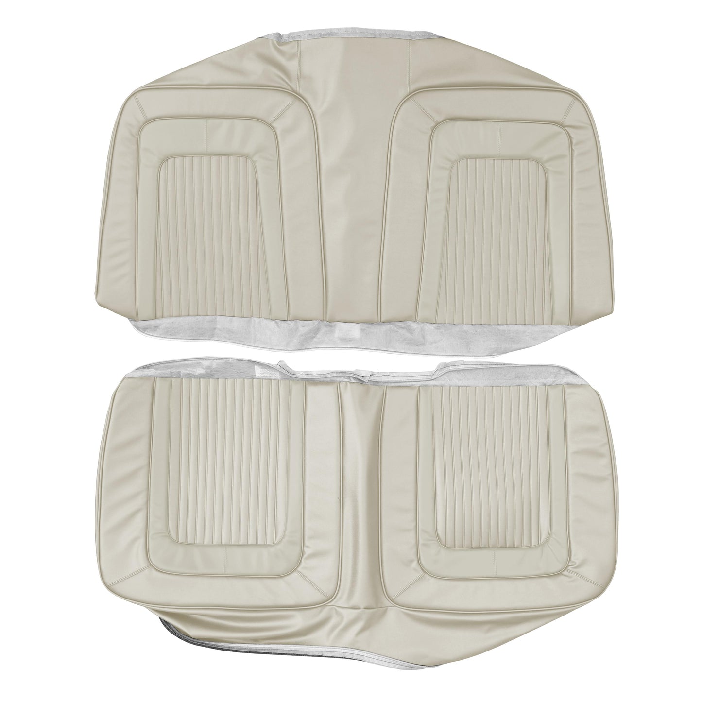 65 CORONET 500 CONVERTIBLE REAR UPHOLSTERY - PEARL WHITE
