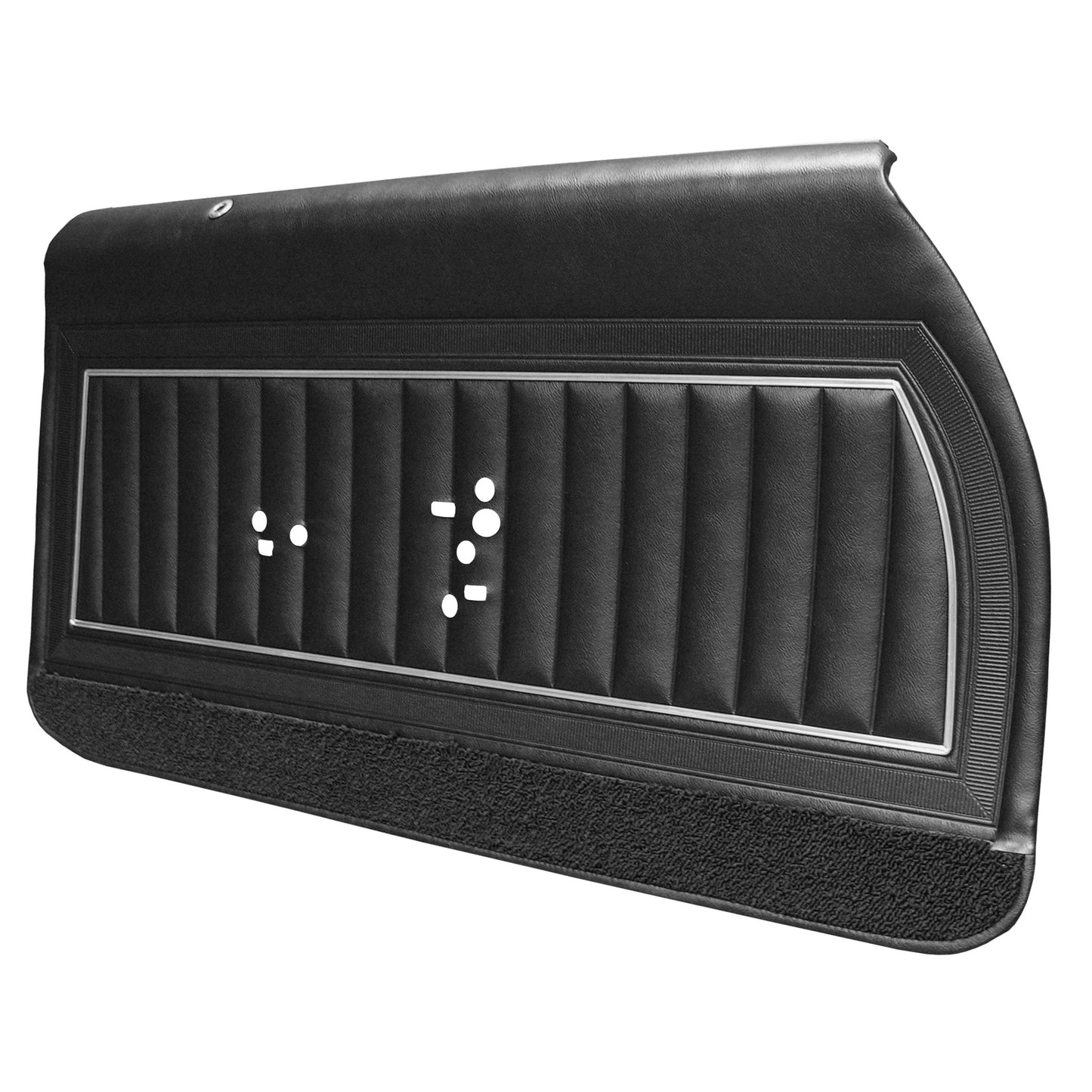 69 SKYLARK/GS "DELUXE" FRONT DOOR PANELS (PRE-ASSEMBLED) - BLACK