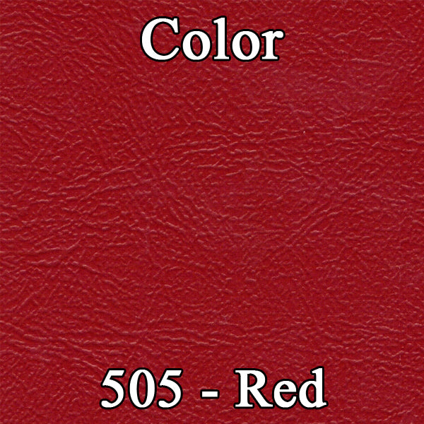66 VALIANT SIGNET BUCKET SEAT UPHOLSTERY - RED