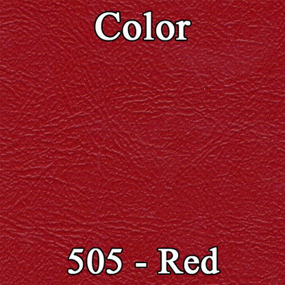 66 DART GT CONVERTIBLE REAR UPHOLSTERY - RED